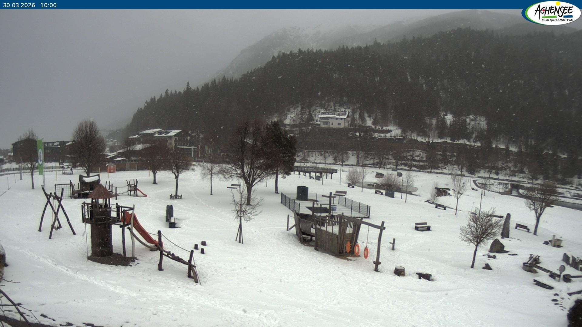 Archiv Foto Webcam Achensee - Badestrand in Achenkirch