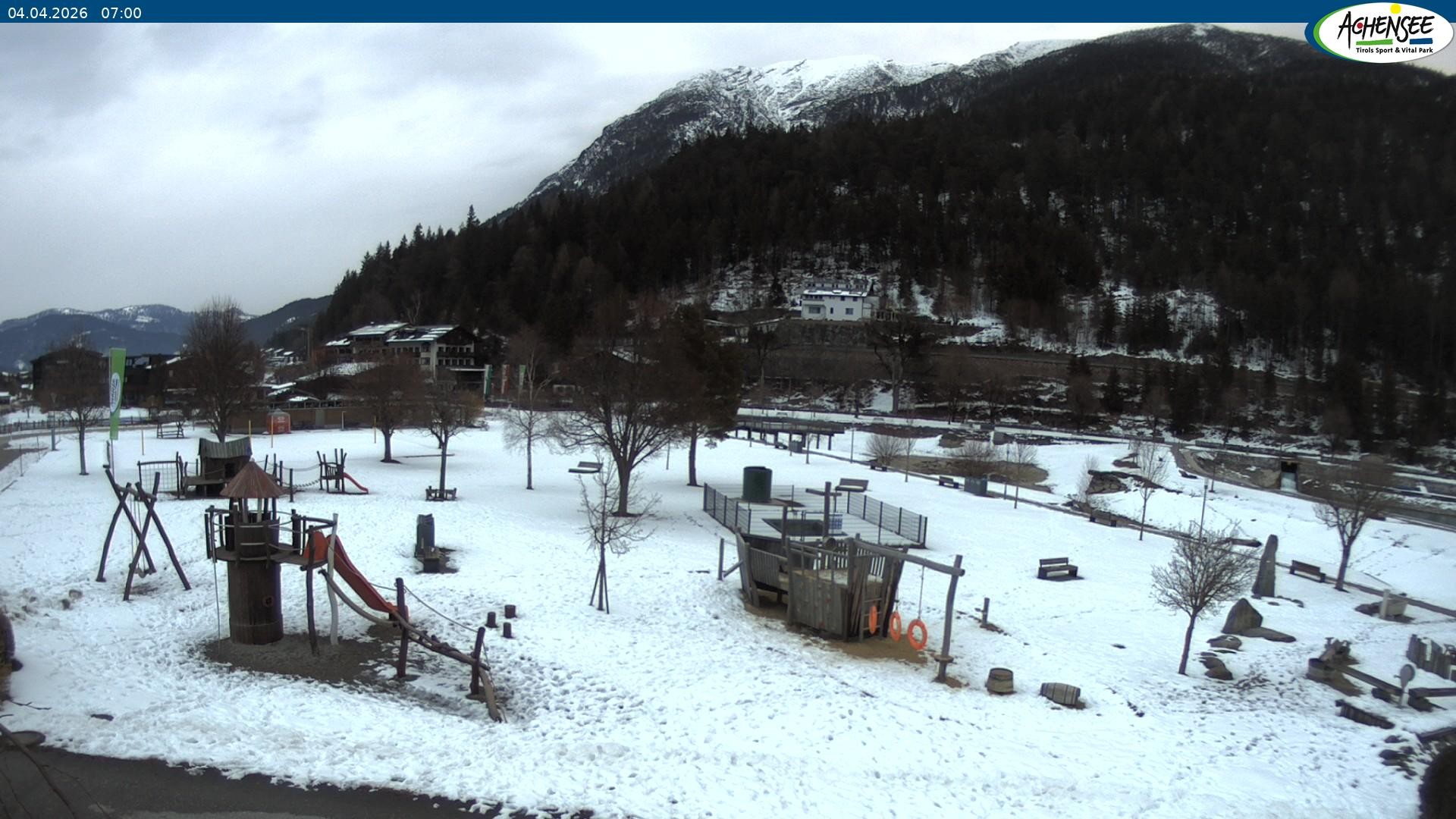 Archiv Foto Webcam Achensee - Badestrand in Achenkirch