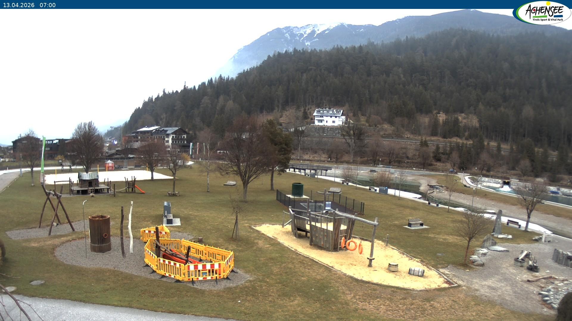 Archiv Foto Webcam Achensee - Badestrand in Achenkirch