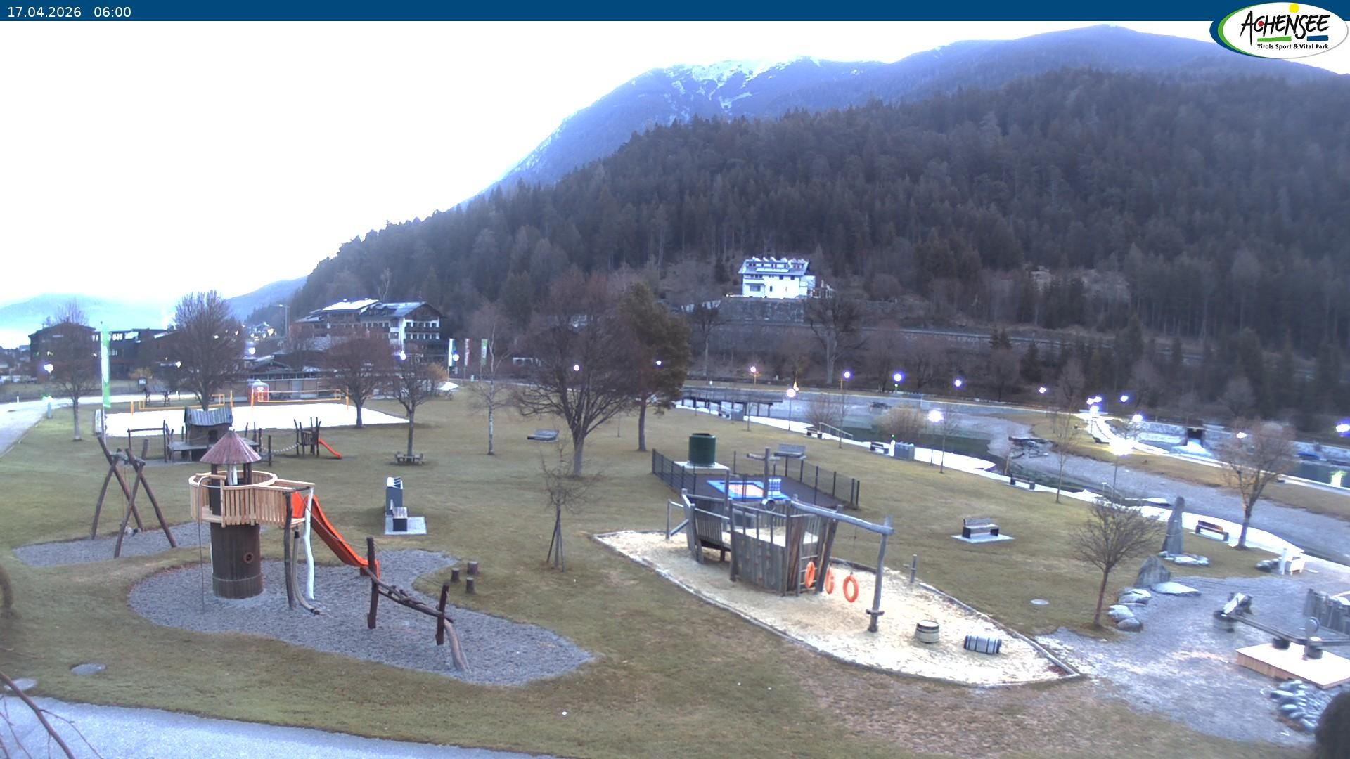 Archiv Foto Webcam Achensee - Badestrand in Achenkirch