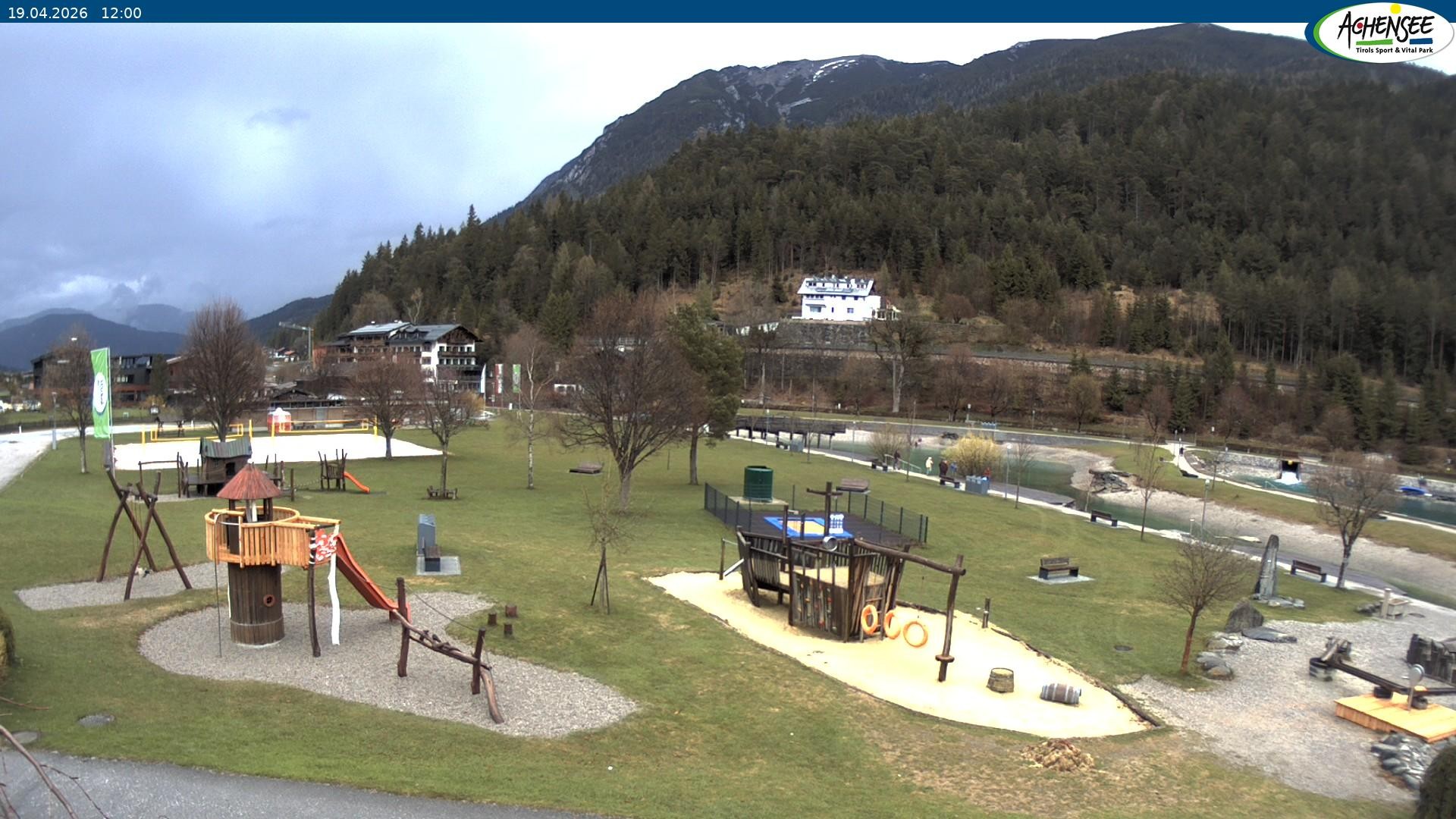Archived image Webcam Lake Achensee - beach in Achenkirch