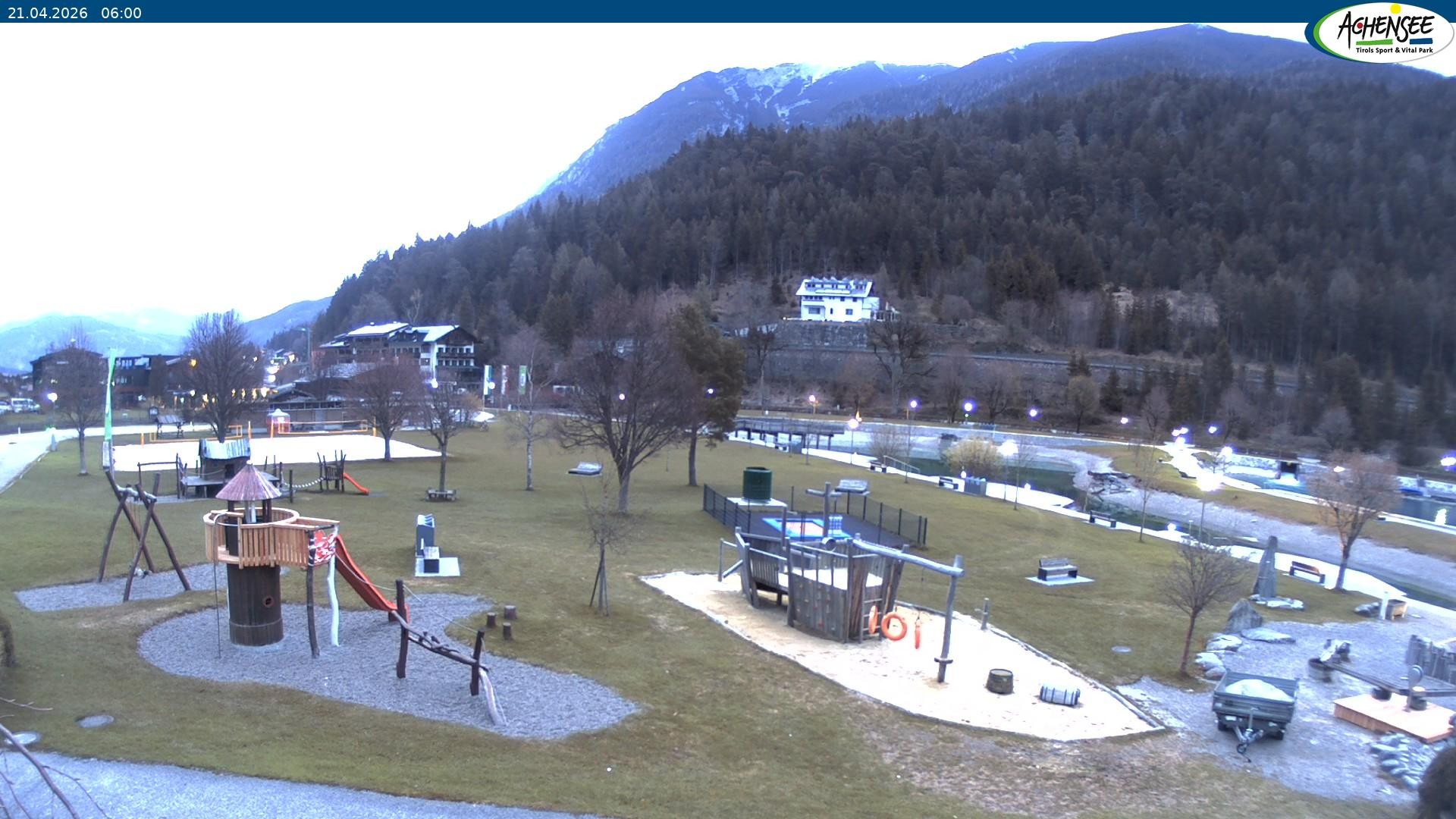 Archiv Foto Webcam Achensee - Badestrand in Achenkirch