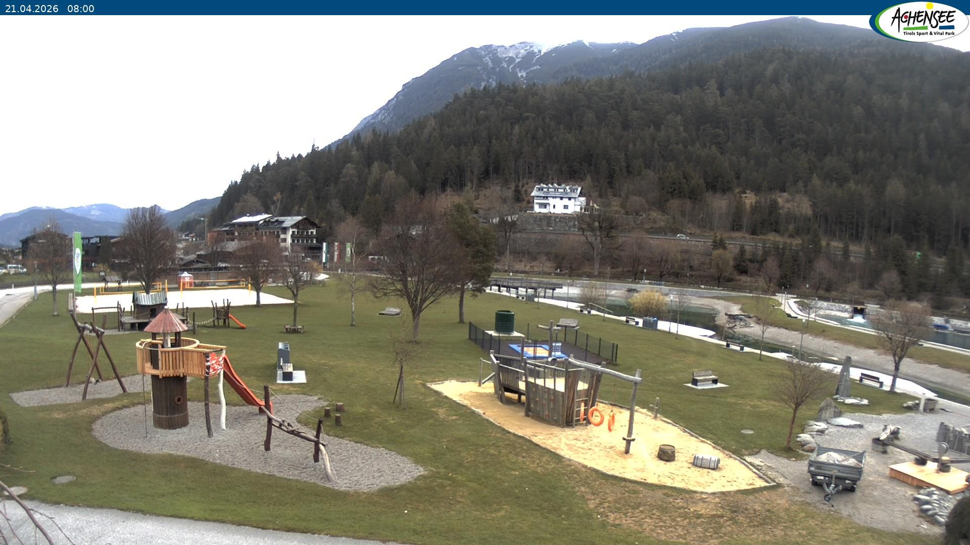 Archiv Foto Webcam Achensee - Badestrand in Achenkirch
