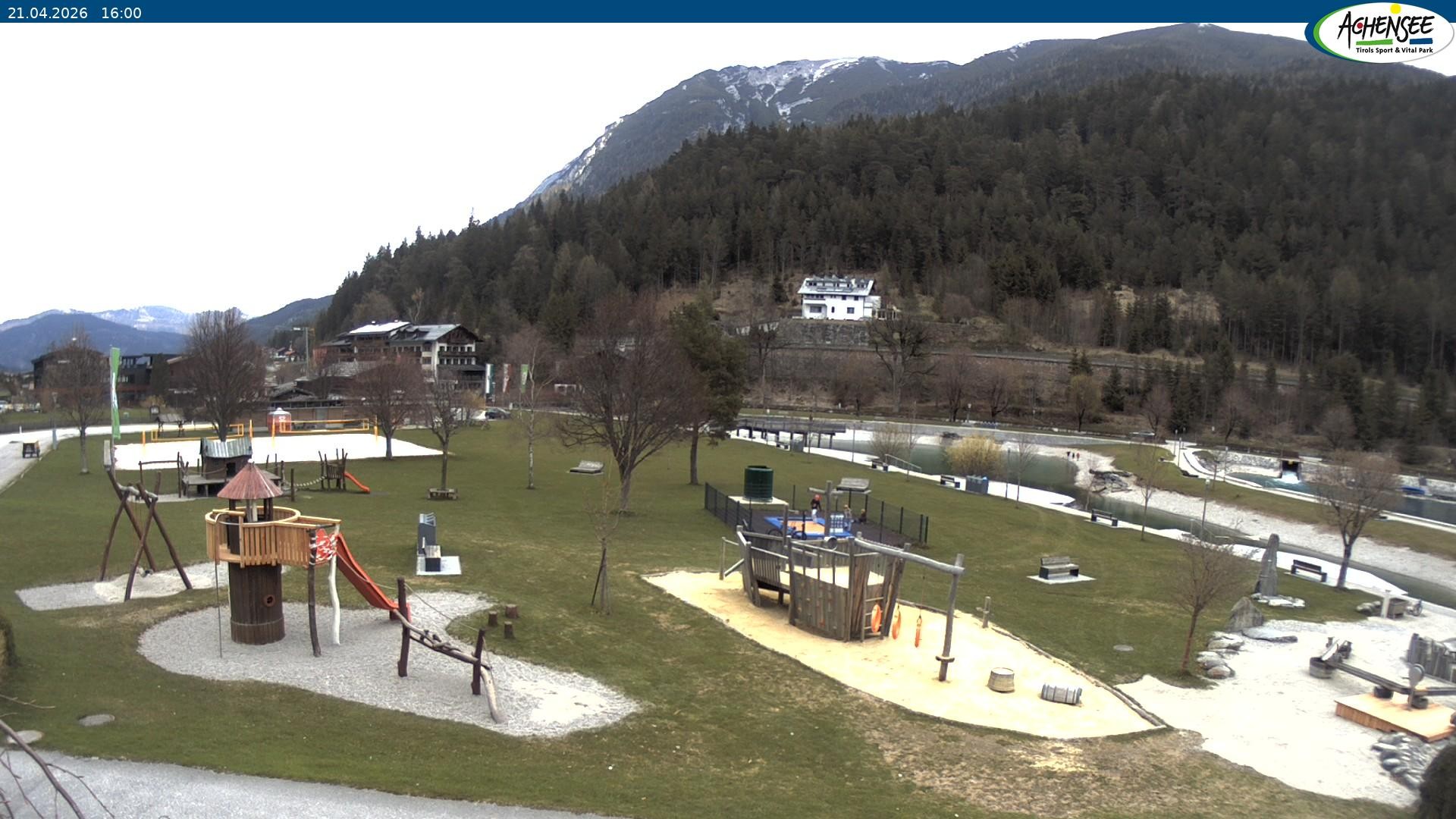 Archiv Foto Webcam Achensee - Badestrand in Achenkirch