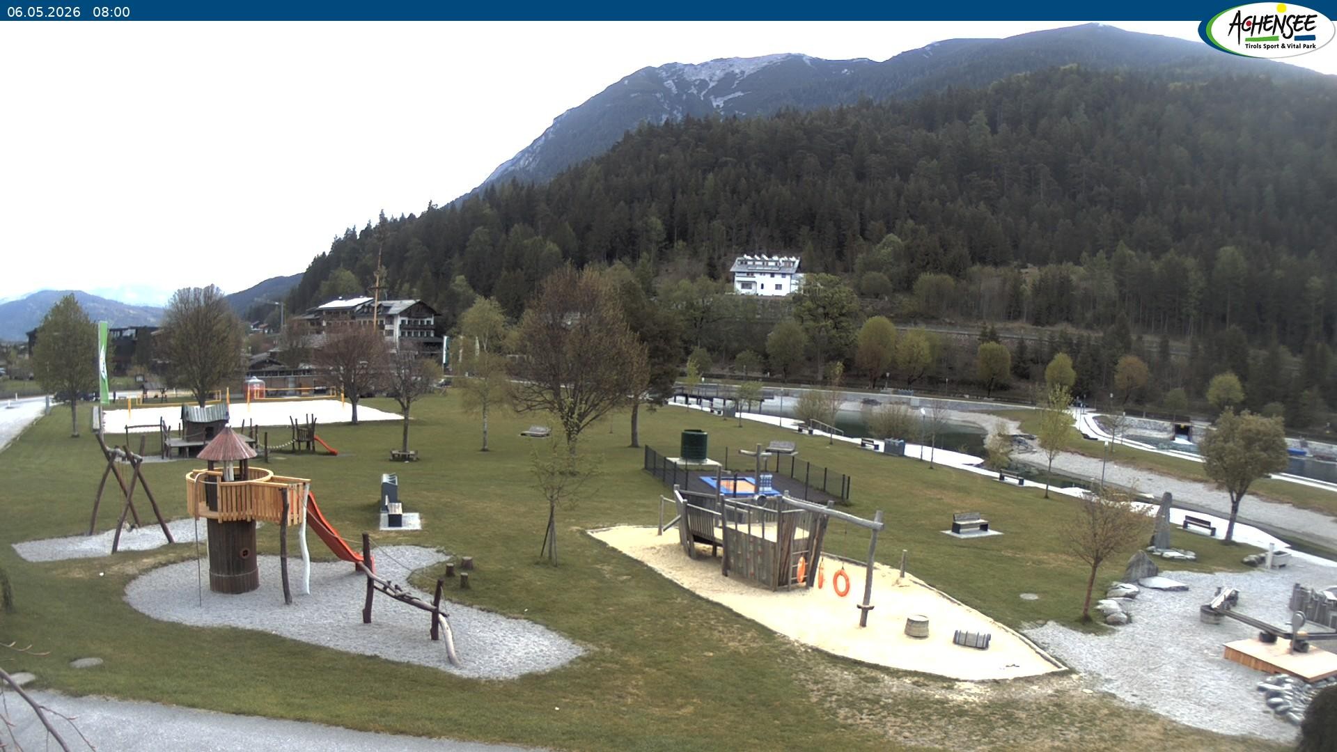 Archiv Foto Webcam Achensee - Badestrand in Achenkirch