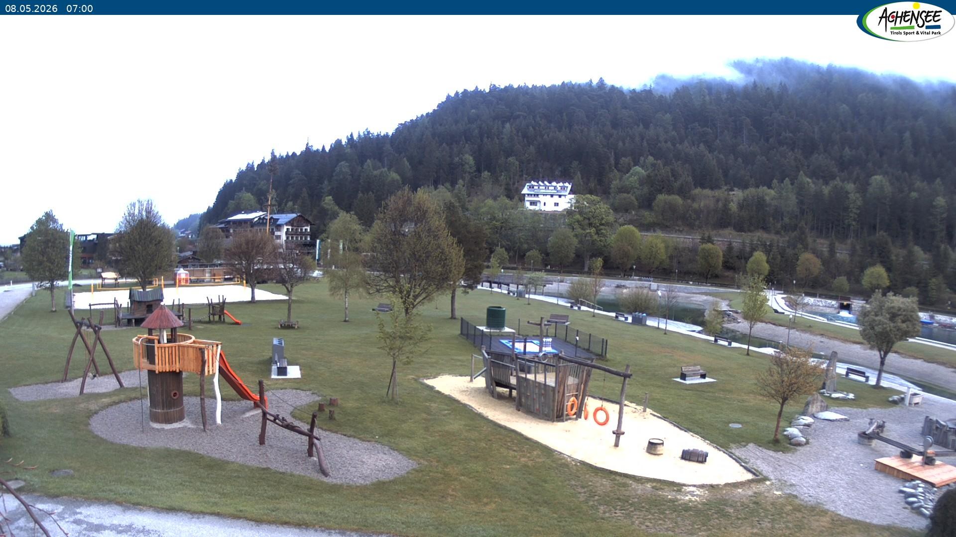 Archiv Foto Webcam Achensee - Badestrand in Achenkirch