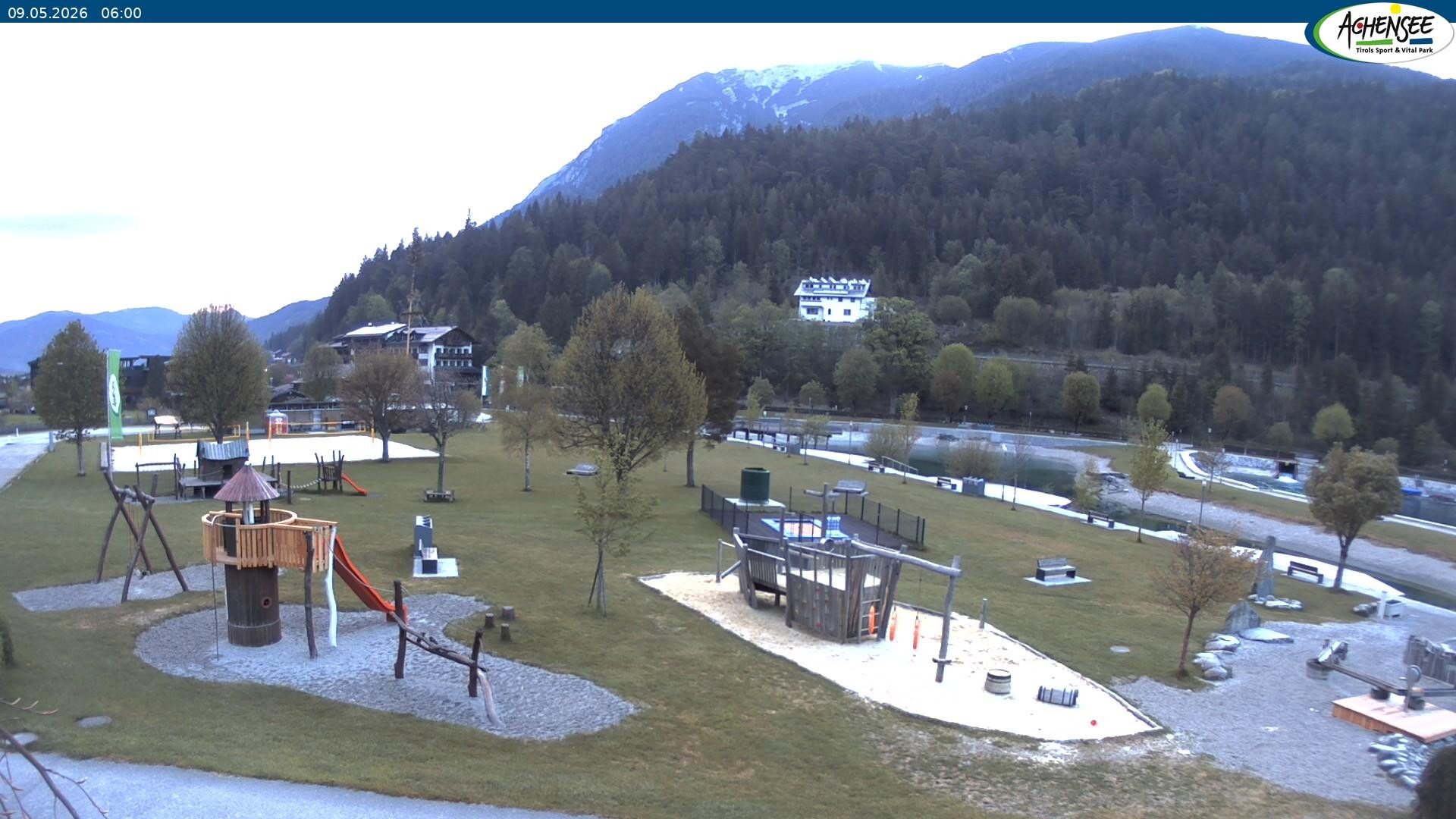 Archiv Foto Webcam Achensee - Badestrand in Achenkirch