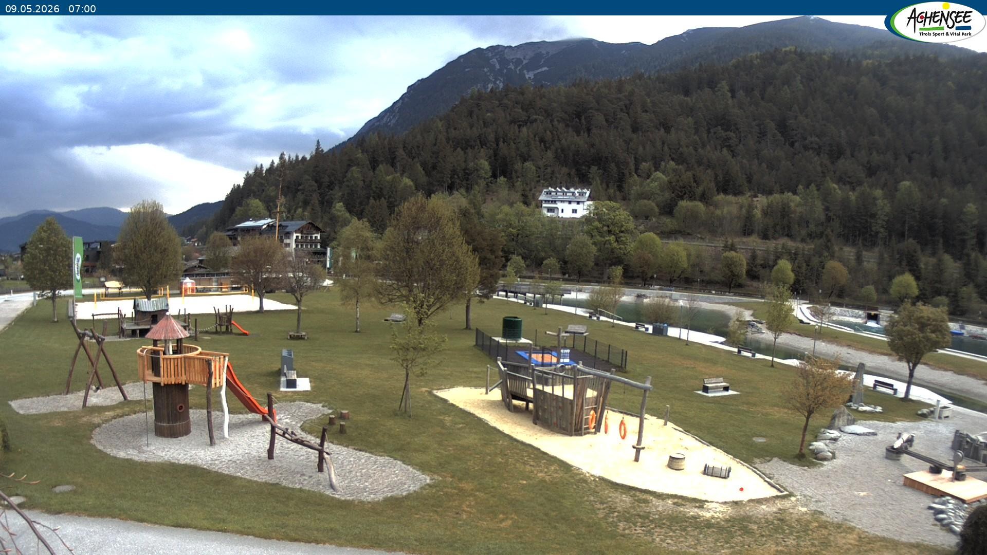 Archiv Foto Webcam Achensee - Badestrand in Achenkirch
