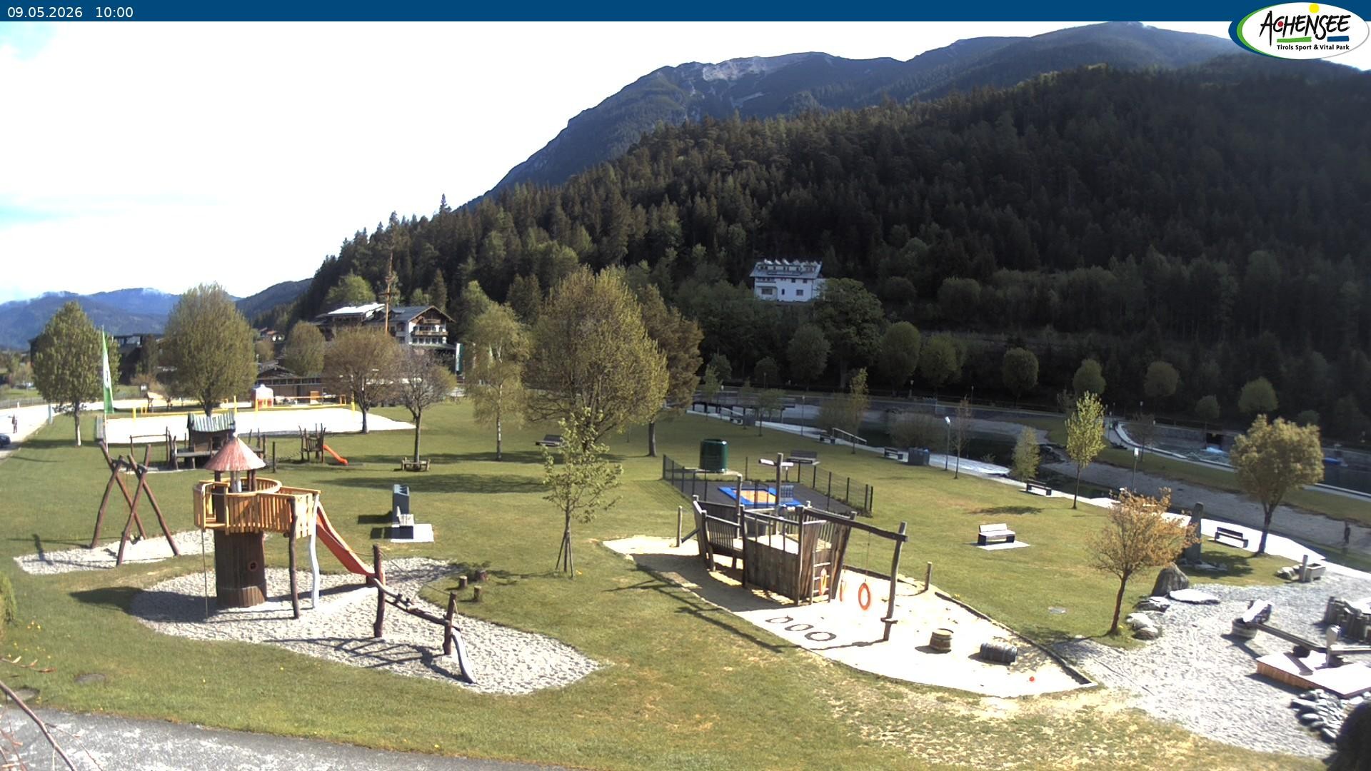 Archiv Foto Webcam Achensee - Badestrand in Achenkirch