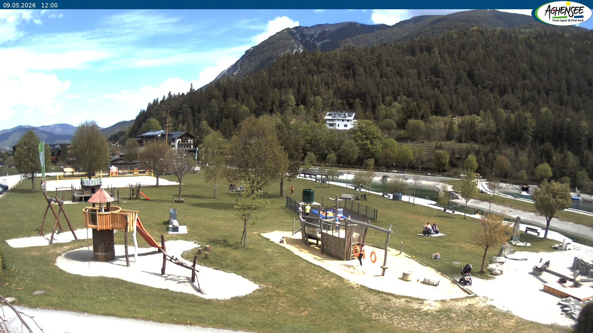 Archiv Foto Webcam Achensee - Badestrand in Achenkirch