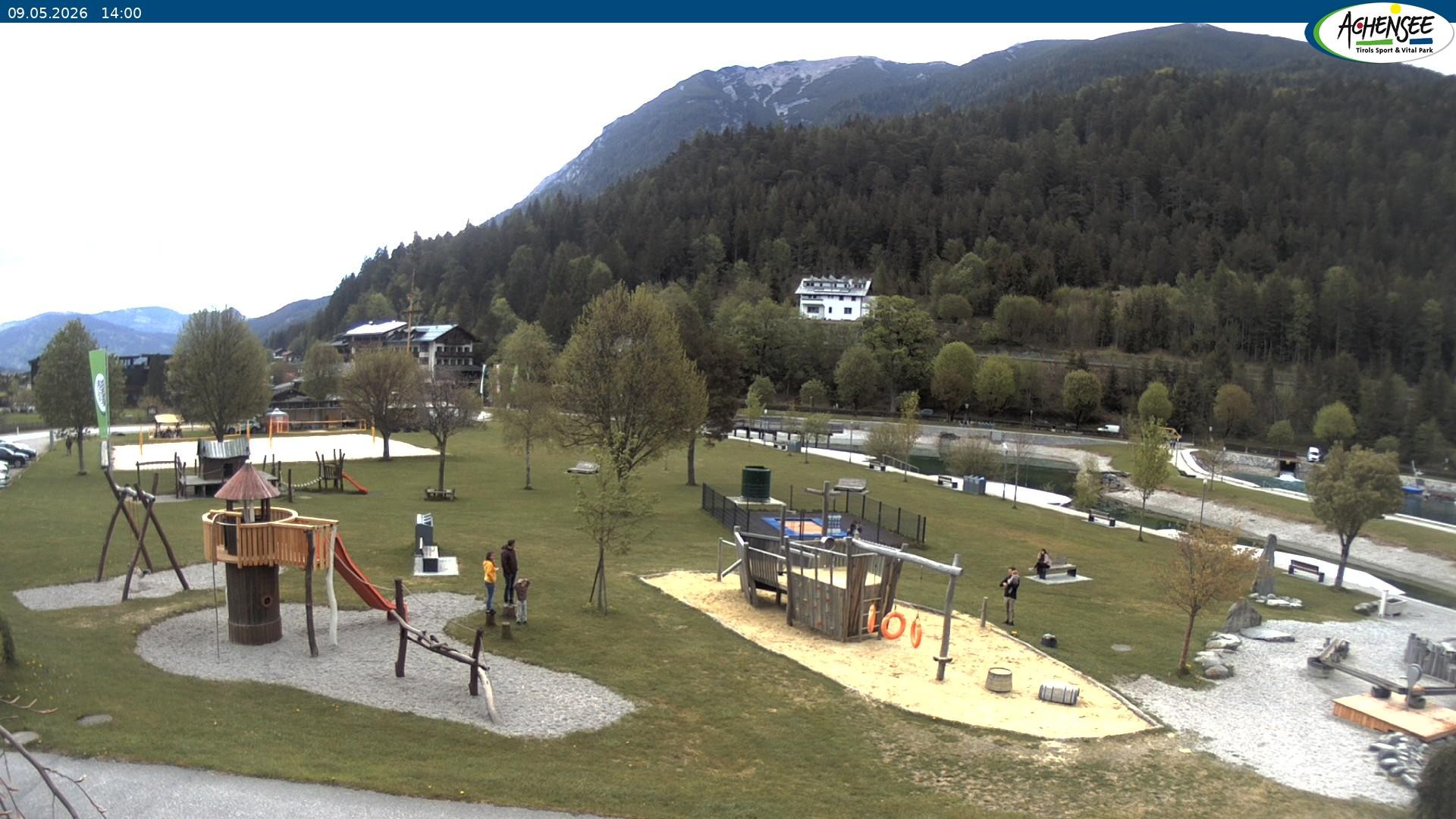 Archiv Foto Webcam Achensee - Badestrand in Achenkirch