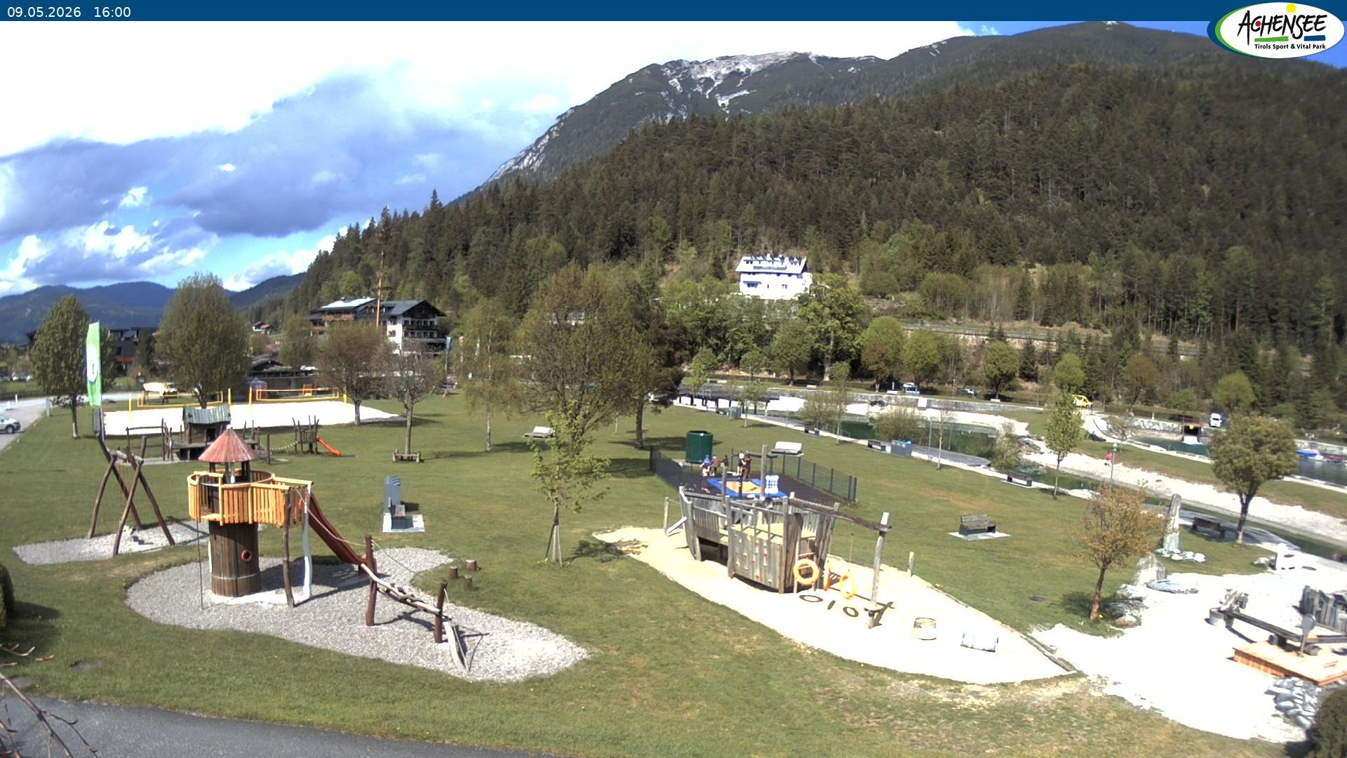 Archiv Foto Webcam Achensee - Badestrand in Achenkirch