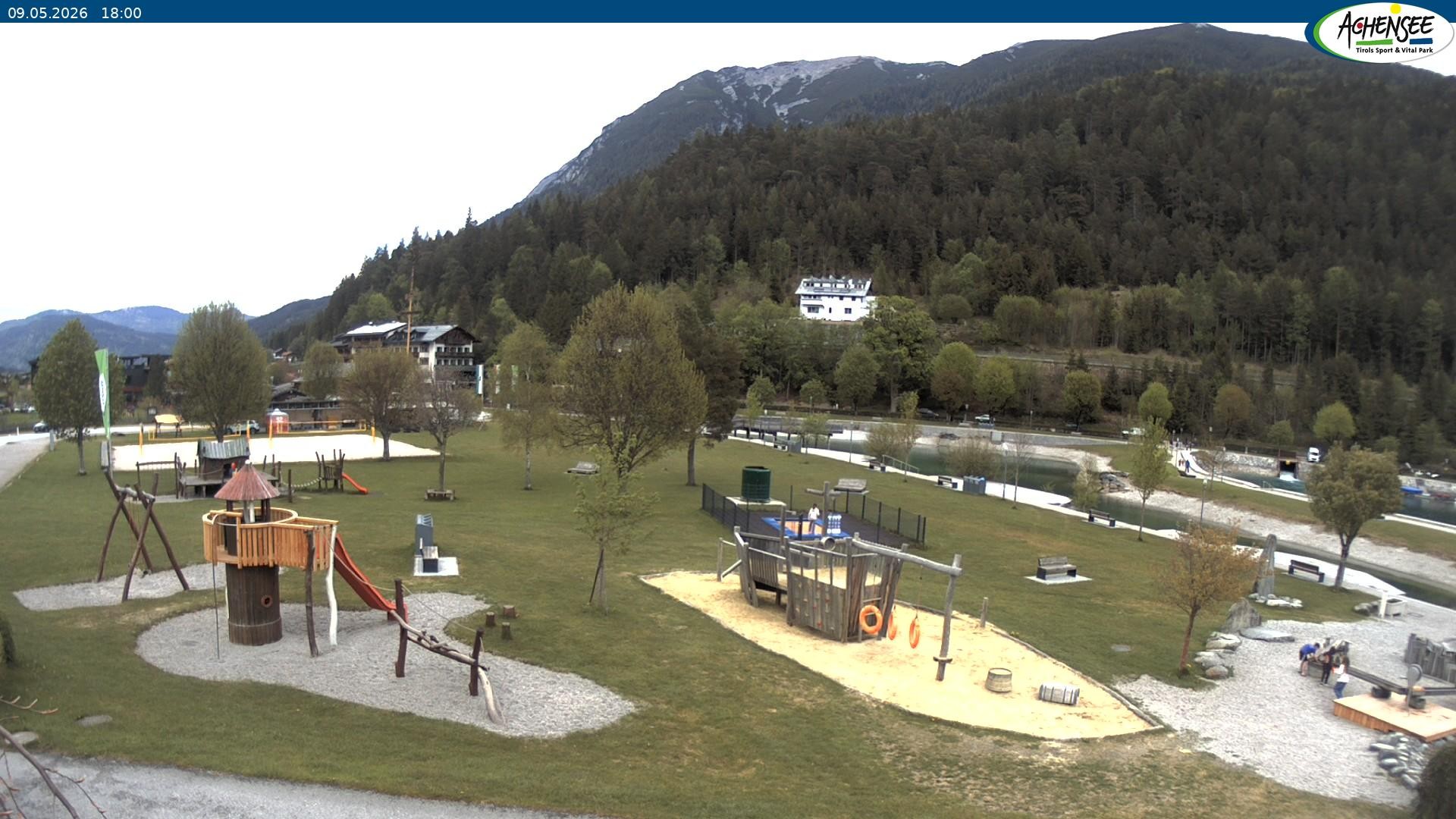 Archiv Foto Webcam Achensee - Badestrand in Achenkirch