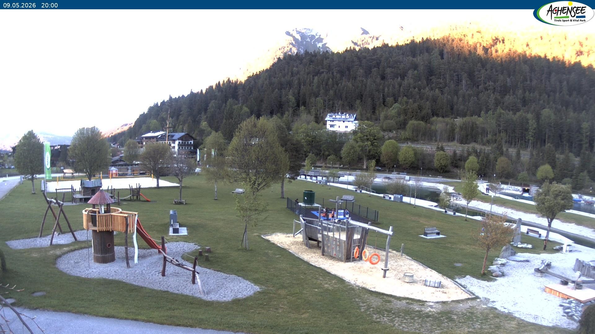 Archiv Foto Webcam Achensee - Badestrand in Achenkirch