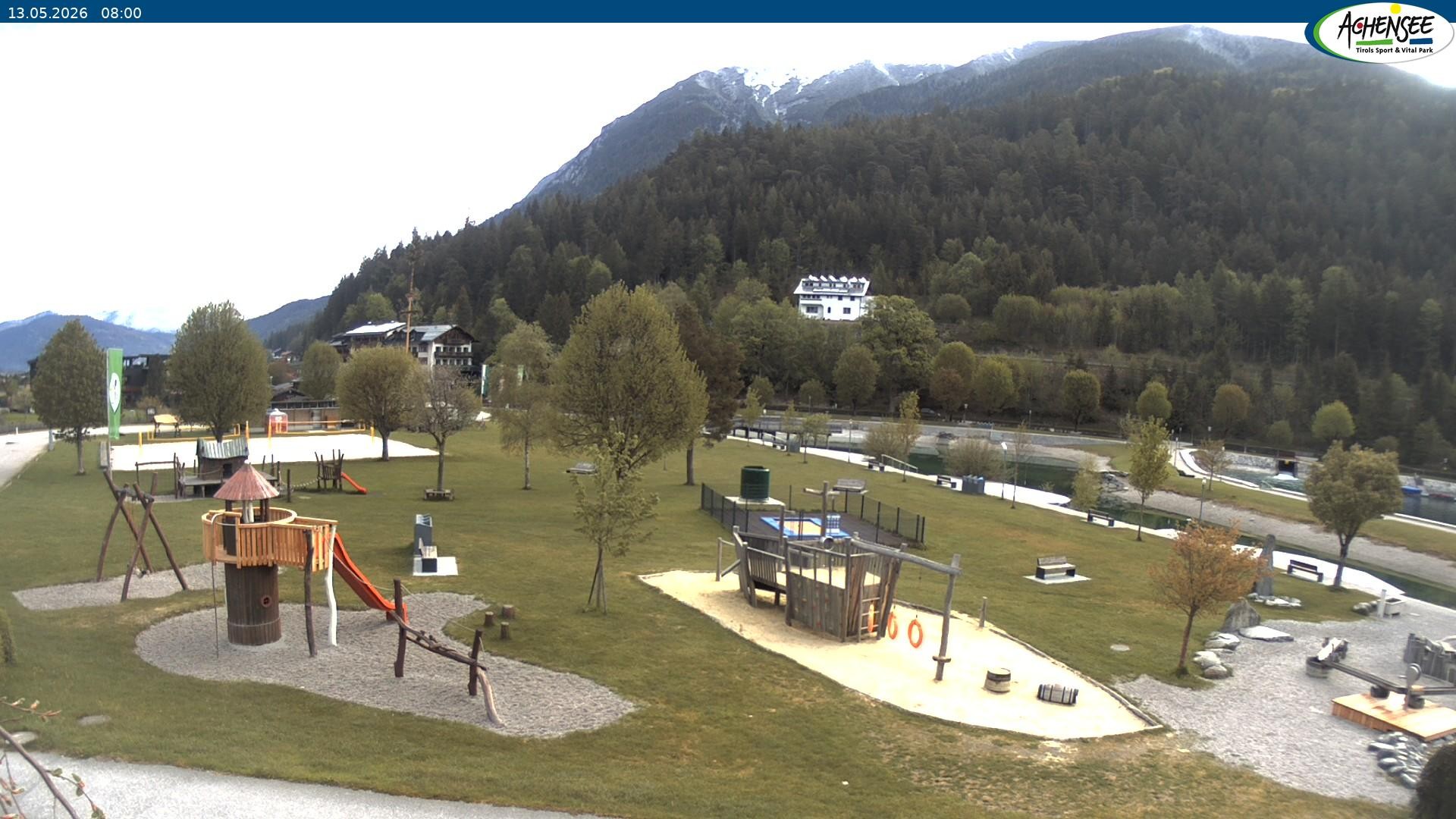 Archiv Foto Webcam Achensee - Badestrand in Achenkirch