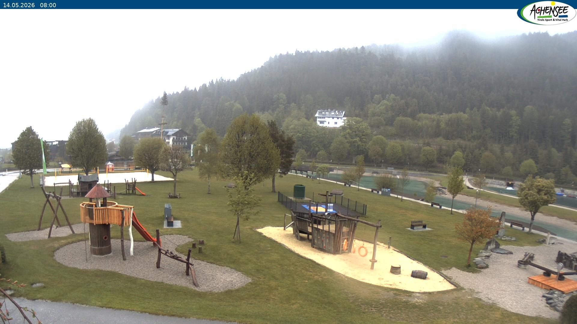 Archiv Foto Webcam Achensee - Badestrand in Achenkirch