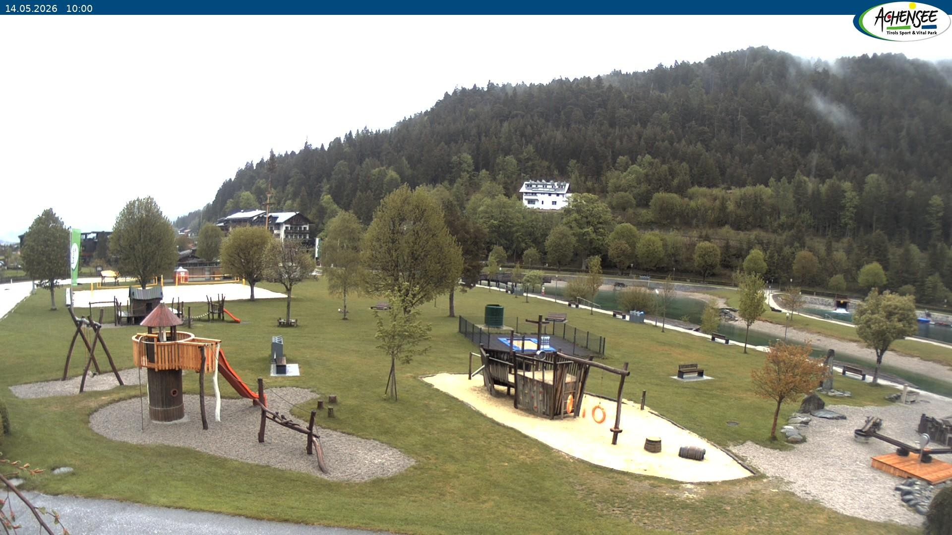 Archiv Foto Webcam Achensee - Badestrand in Achenkirch