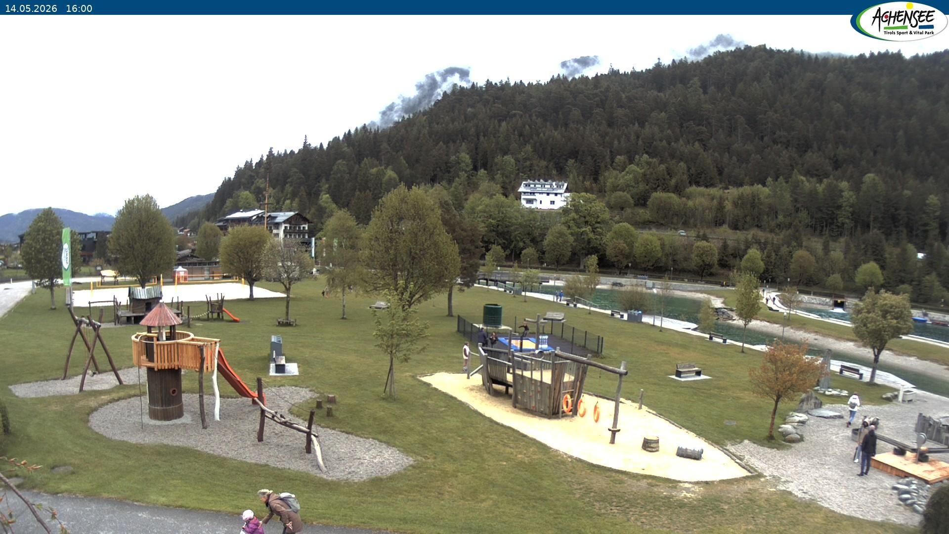 Archiv Foto Webcam Achensee - Badestrand in Achenkirch