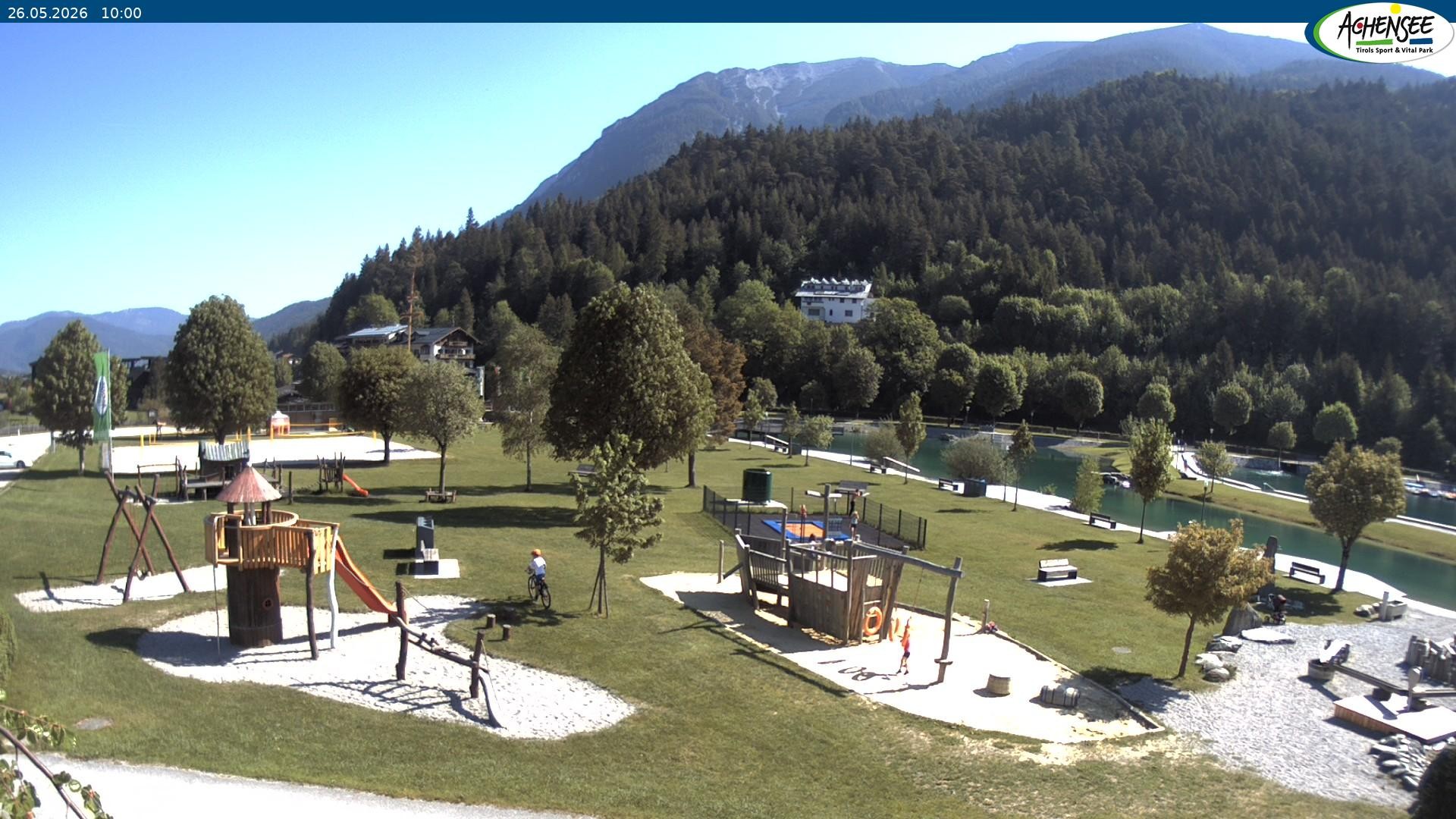 Archiv Foto Webcam Achensee - Badestrand in Achenkirch