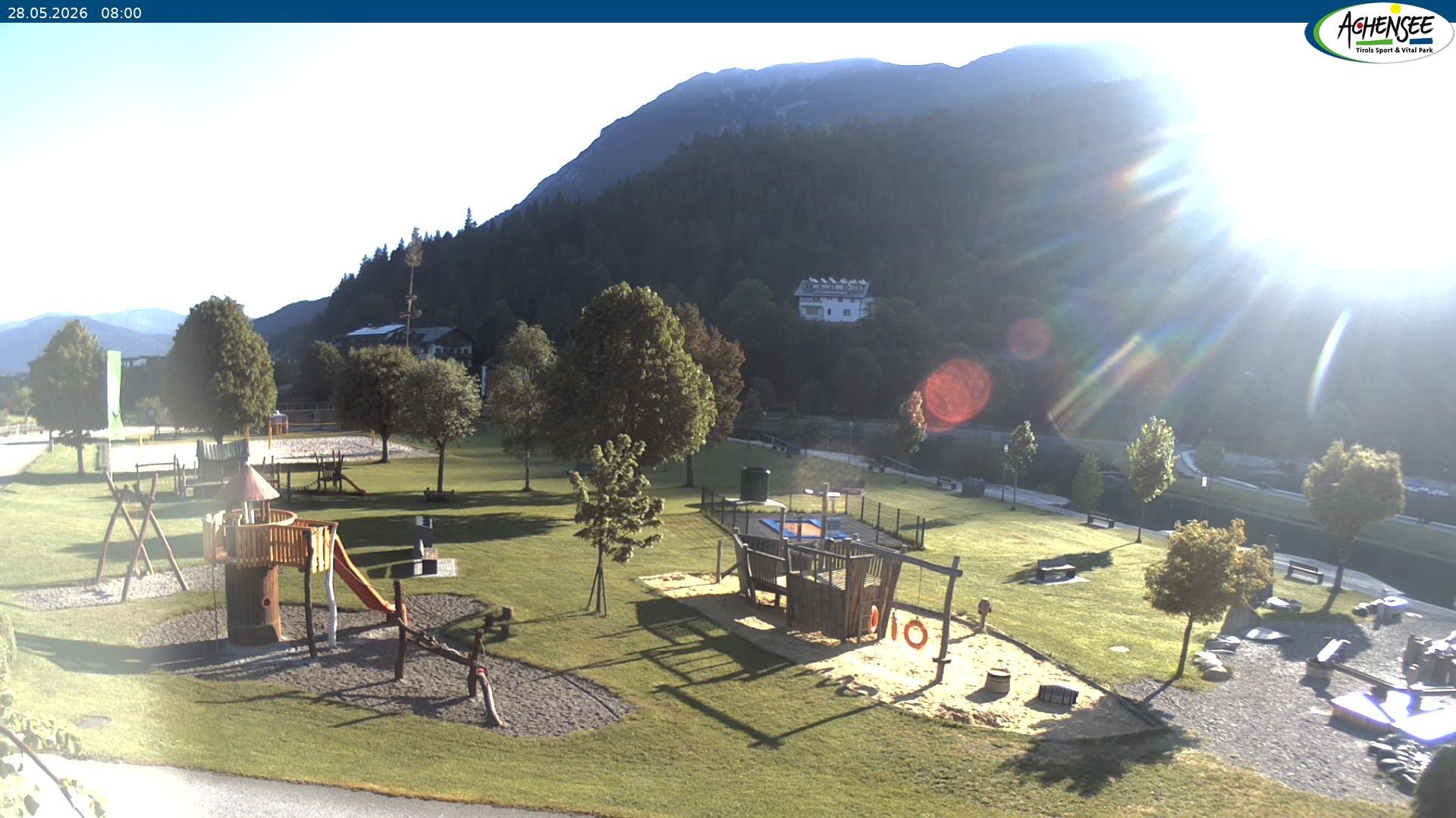 Archiv Foto Webcam Achensee - Badestrand in Achenkirch