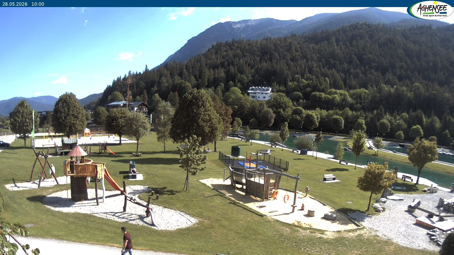 Archiv Foto Webcam Achensee - Badestrand in Achenkirch