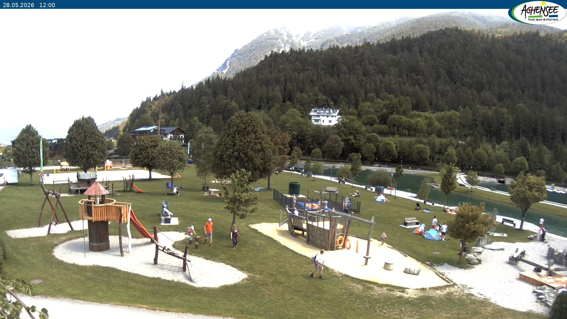 Archiv Foto Webcam Achensee - Badestrand in Achenkirch