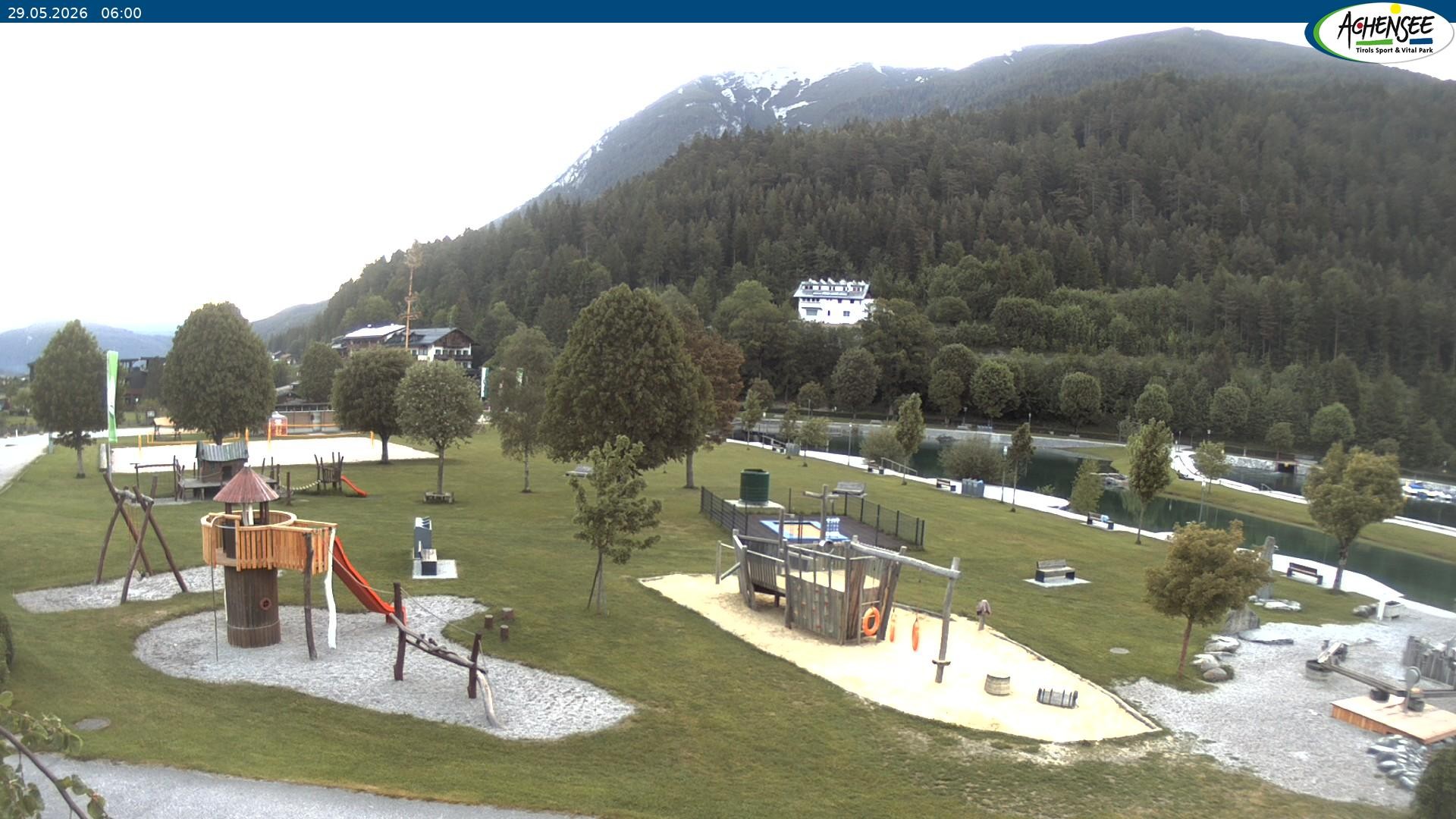 Archiv Foto Webcam Achensee - Badestrand in Achenkirch