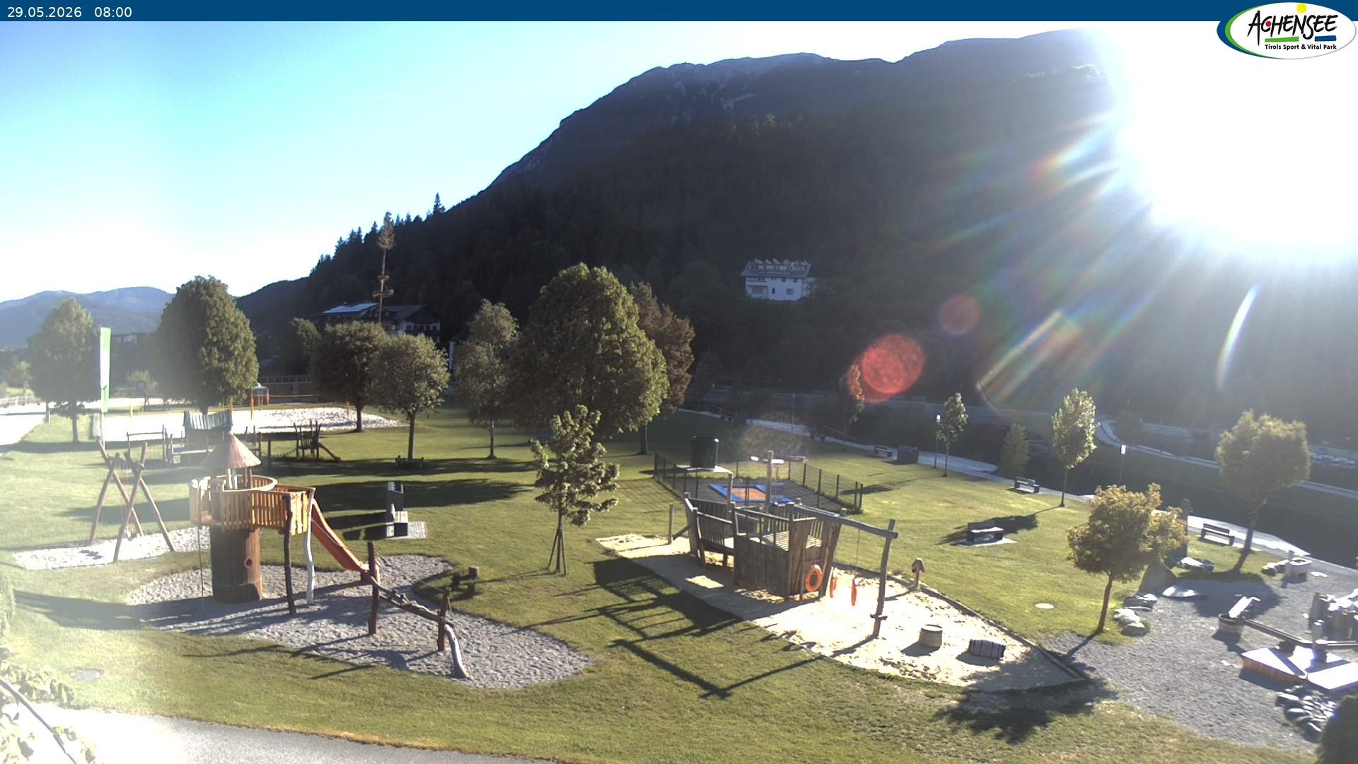 Archiv Foto Webcam Achensee - Badestrand in Achenkirch