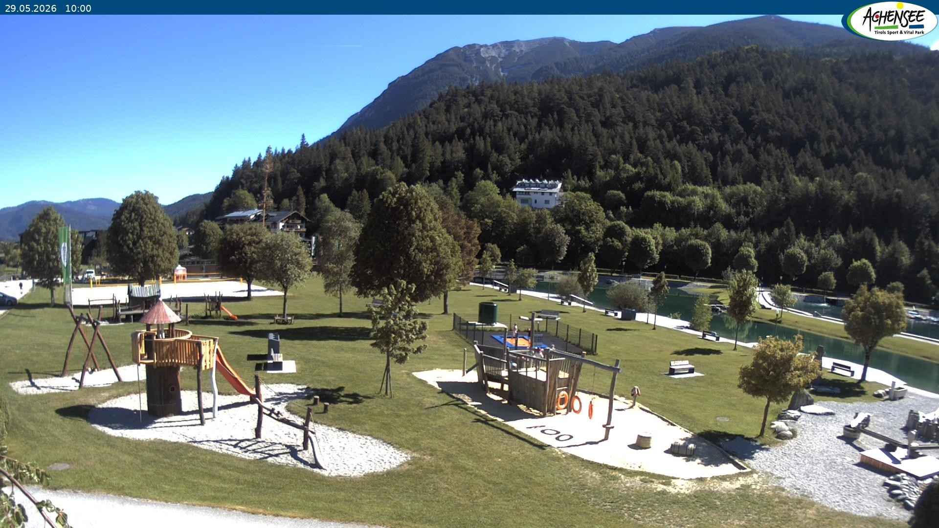 Archiv Foto Webcam Achensee - Badestrand in Achenkirch