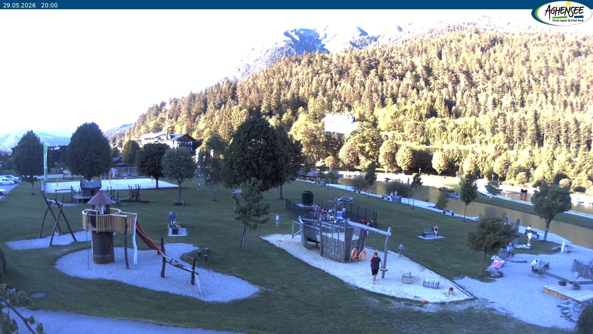 Archiv Foto Webcam Achensee - Badestrand in Achenkirch
