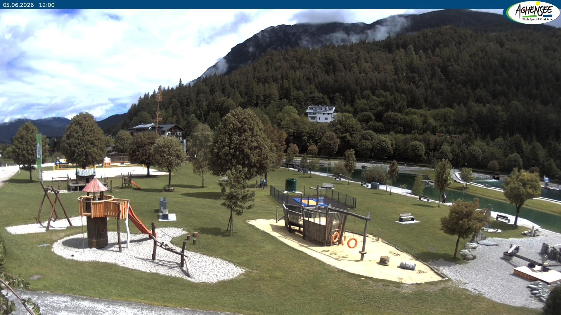 Archiv Foto Webcam Achensee - Badestrand in Achenkirch