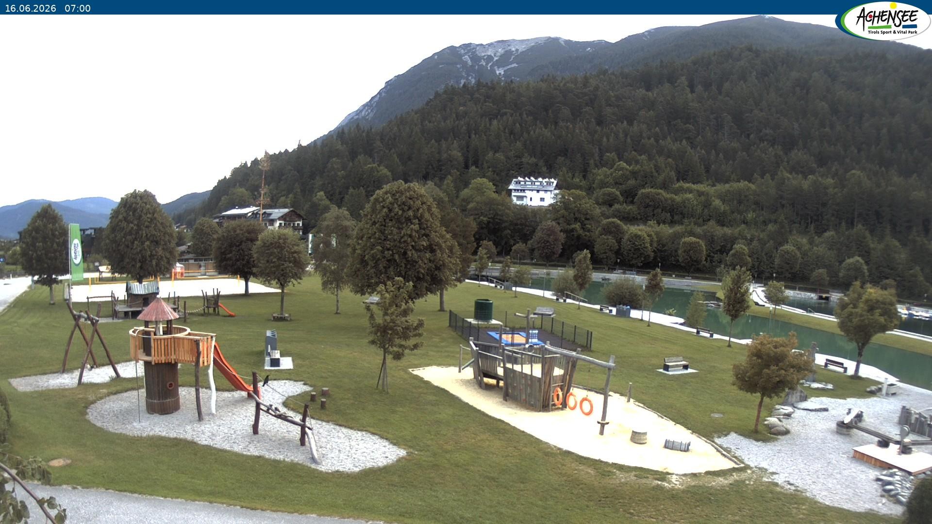 Archiv Foto Webcam Achensee - Badestrand in Achenkirch
