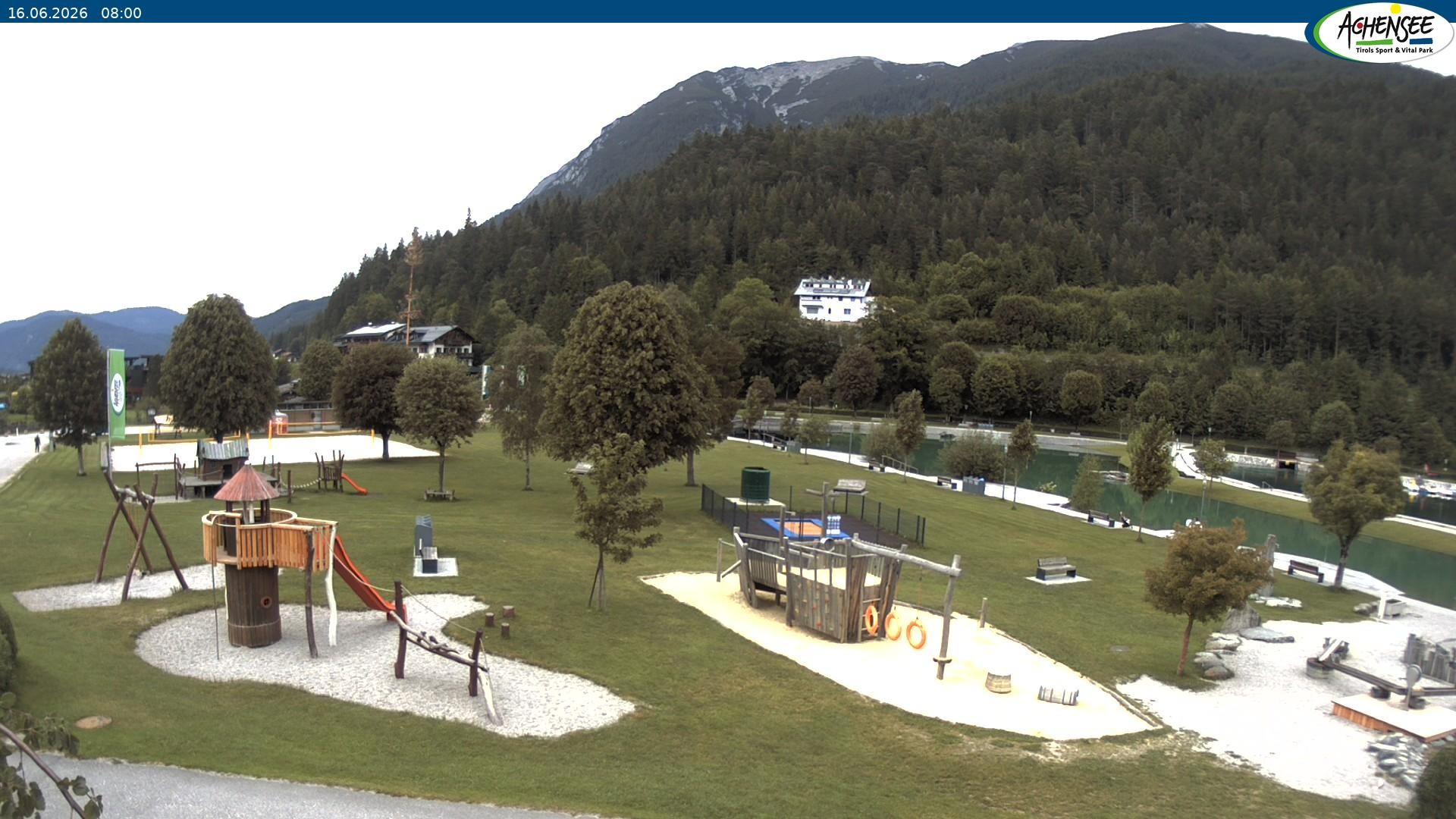 Archiv Foto Webcam Achensee - Badestrand in Achenkirch