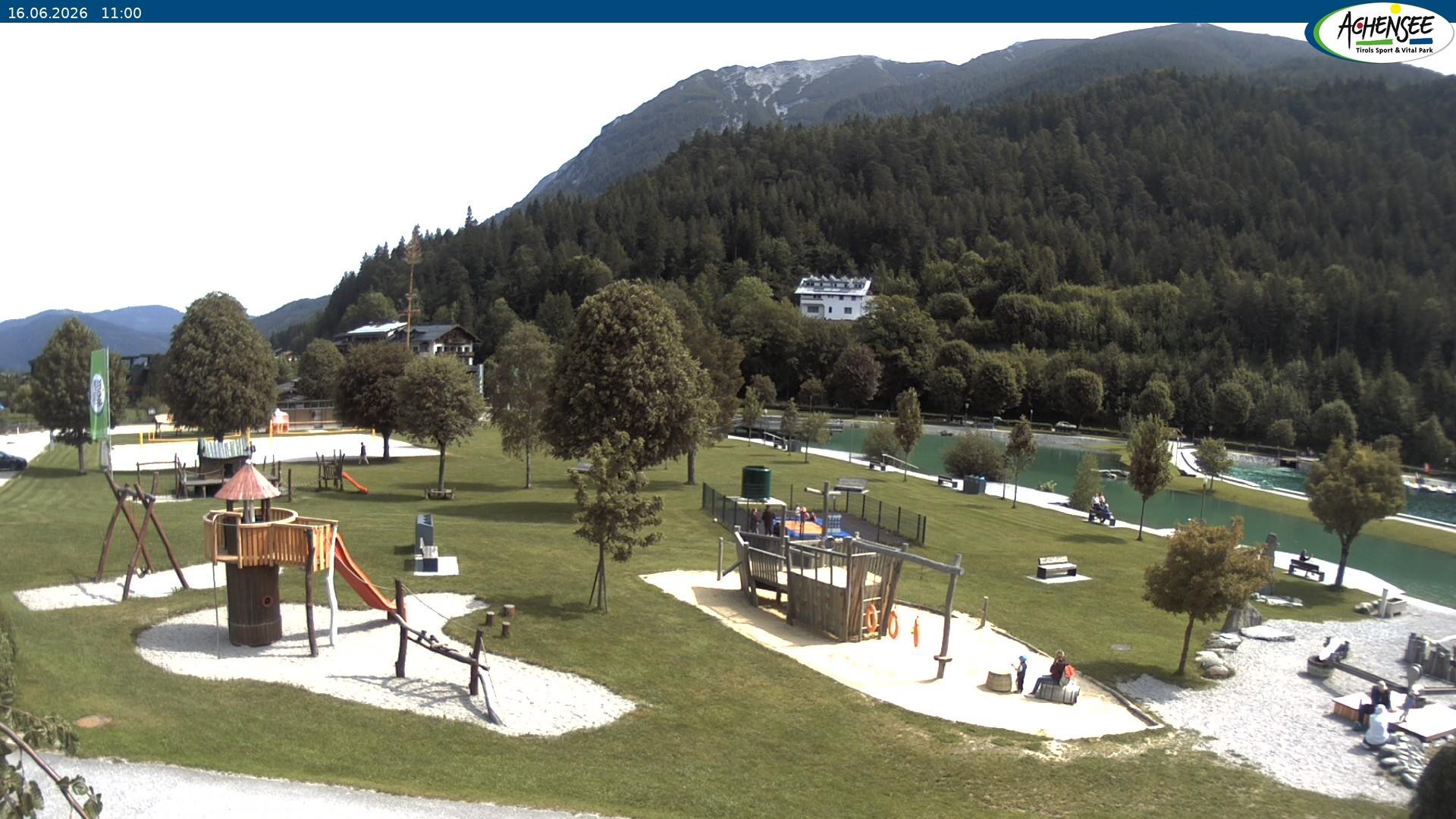 Archiv Foto Webcam Achensee - Badestrand in Achenkirch