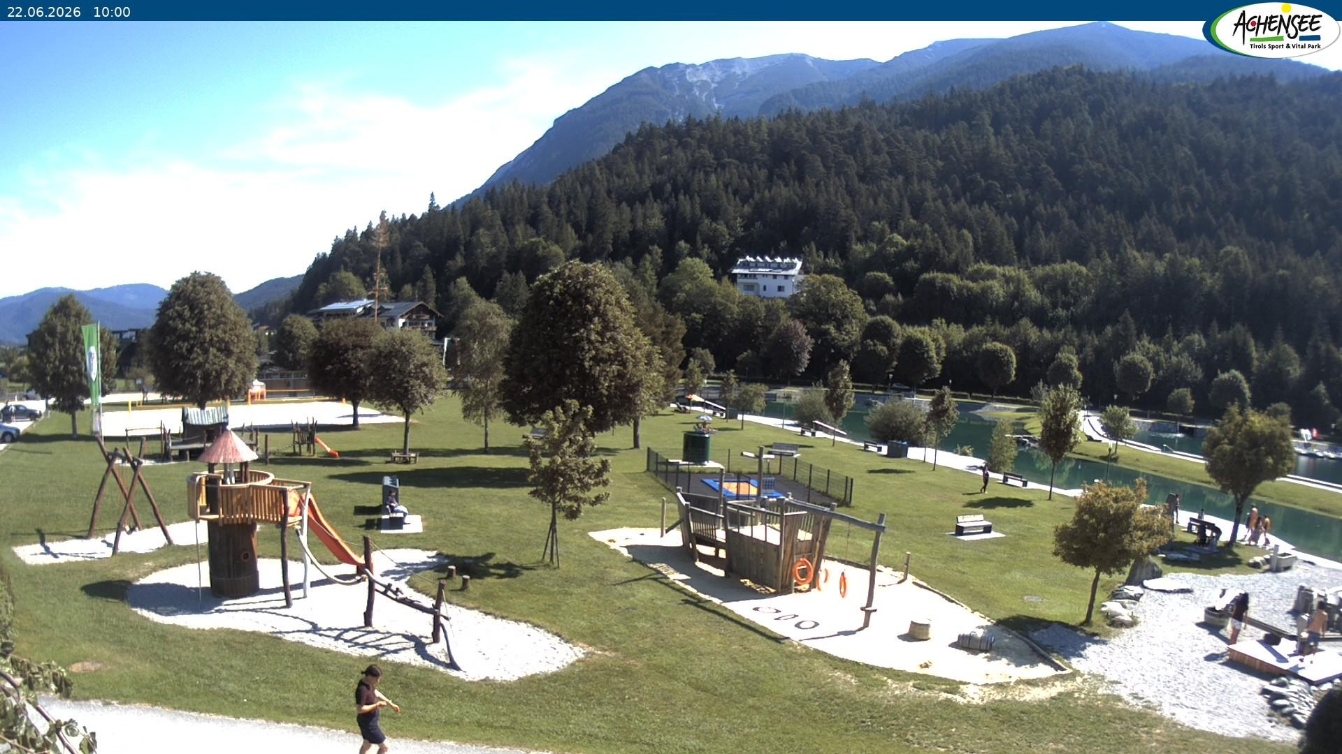Archiv Foto Webcam Achensee - Badestrand in Achenkirch