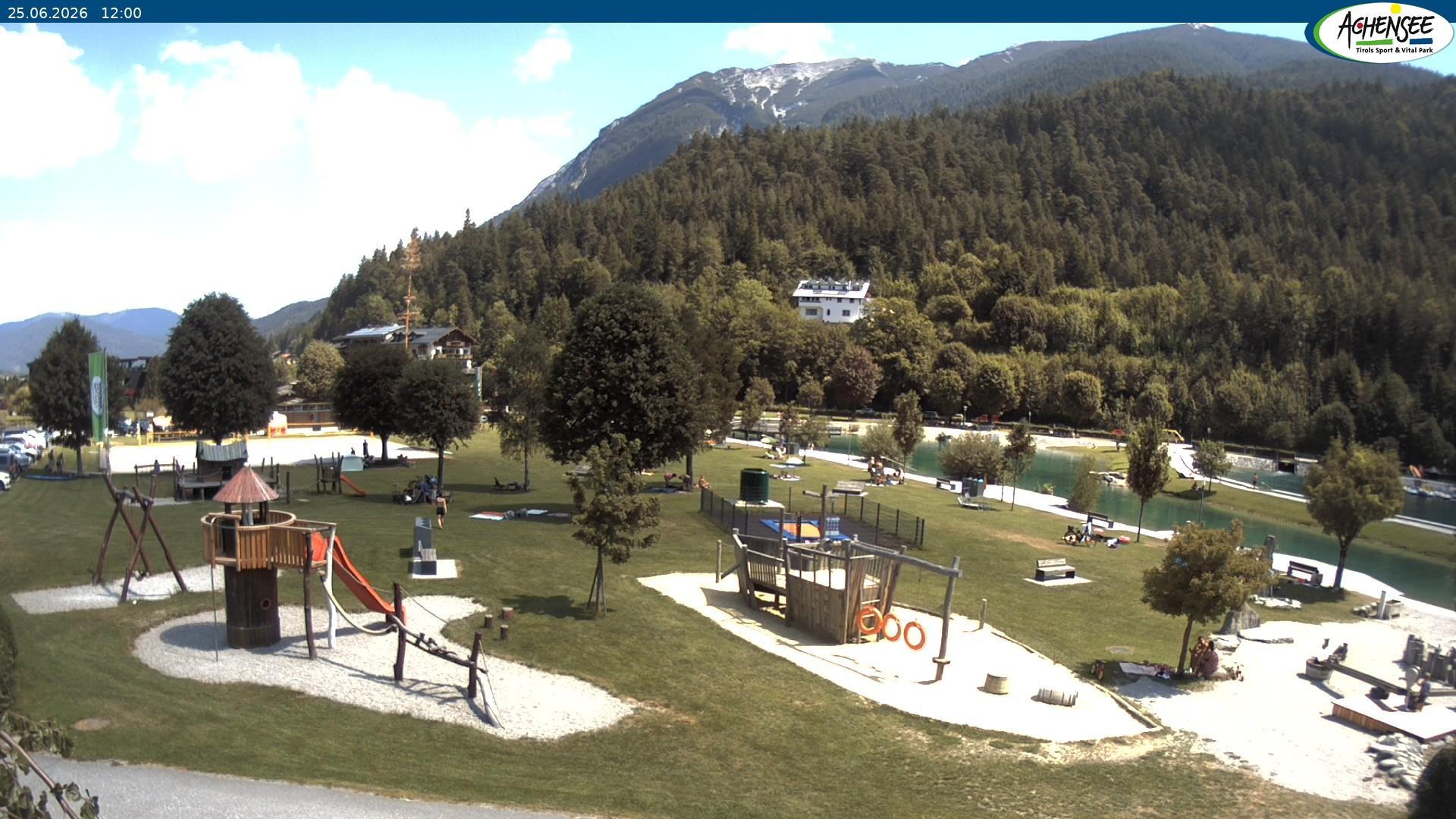 Archiv Foto Webcam Achensee - Badestrand in Achenkirch
