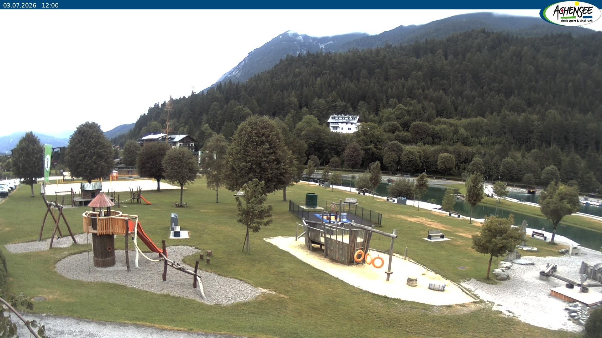 Archiv Foto Webcam Achensee - Badestrand in Achenkirch
