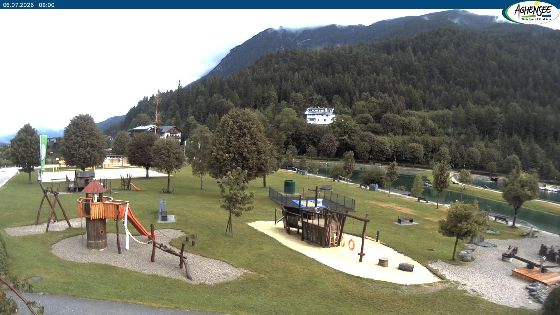 Archiv Foto Webcam Achensee - Badestrand in Achenkirch