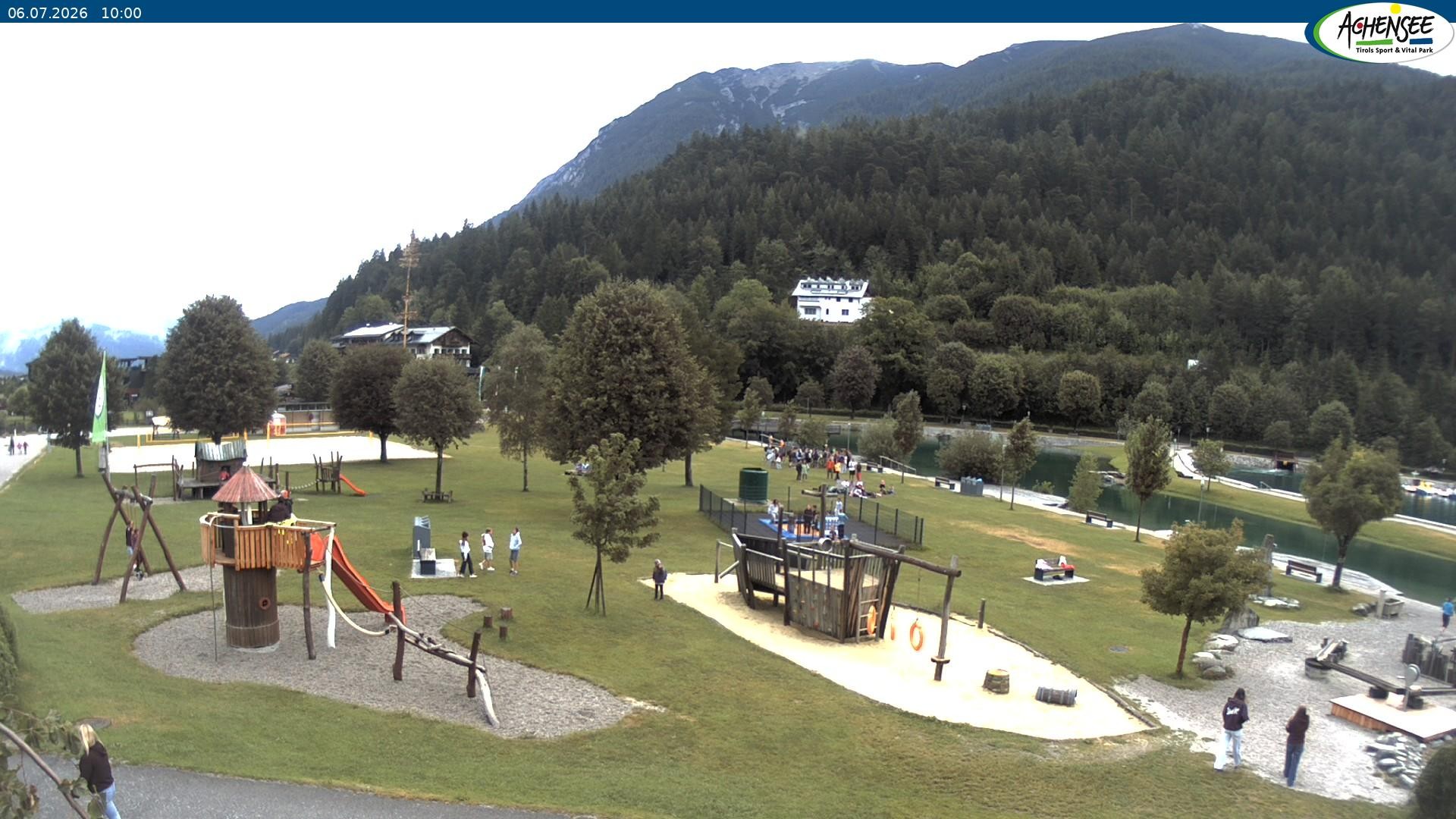 Archiv Foto Webcam Achensee - Badestrand in Achenkirch