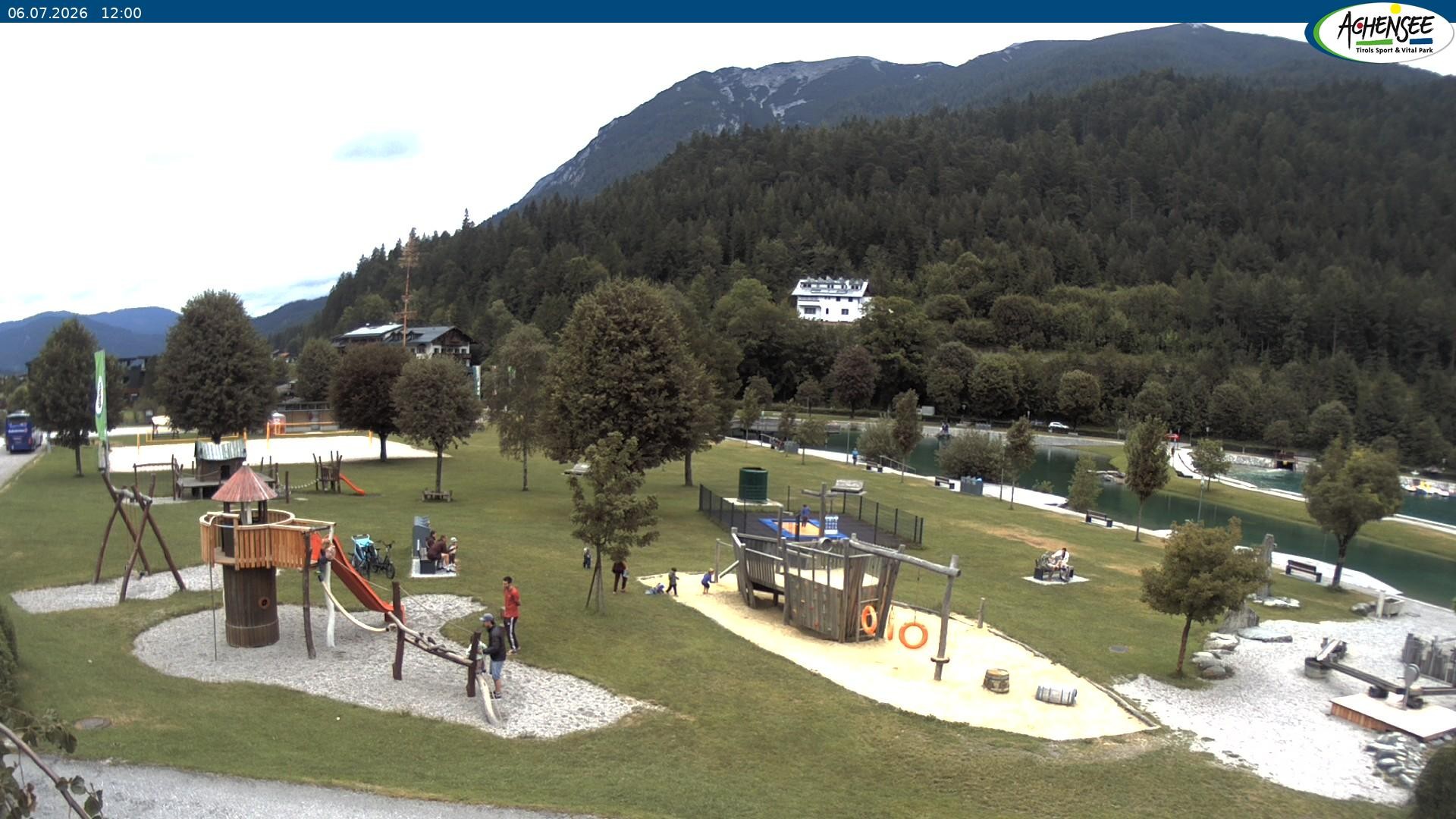 Archiv Foto Webcam Achensee - Badestrand in Achenkirch