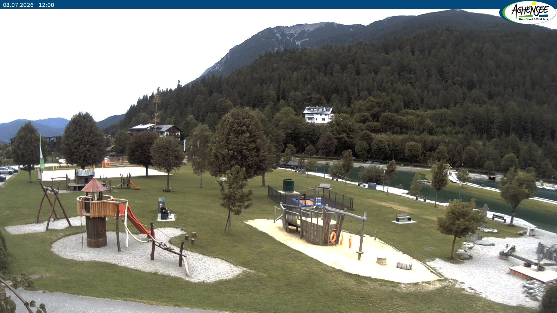 Archiv Foto Webcam Achensee - Badestrand in Achenkirch