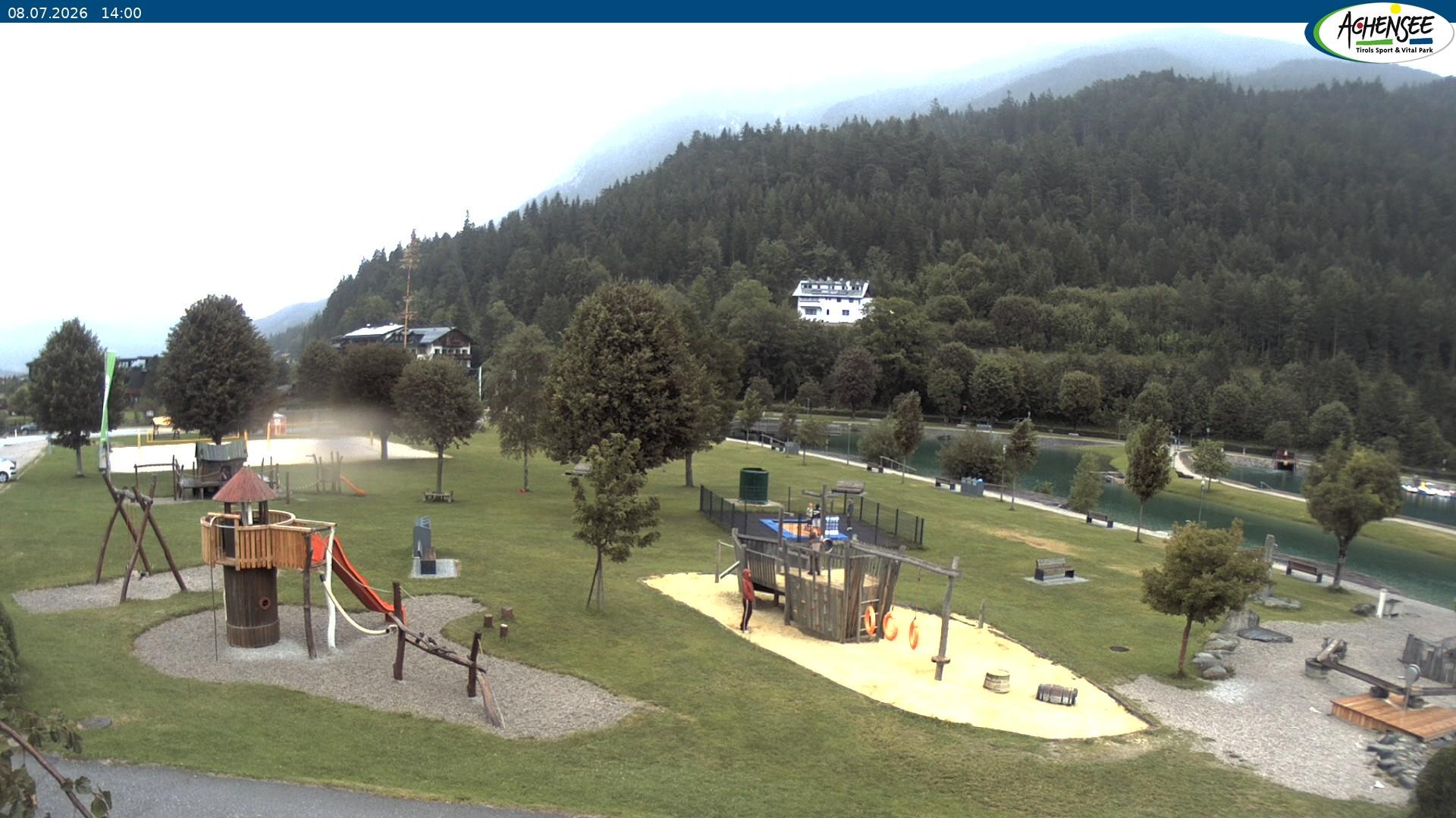 Archiv Foto Webcam Achensee - Badestrand in Achenkirch