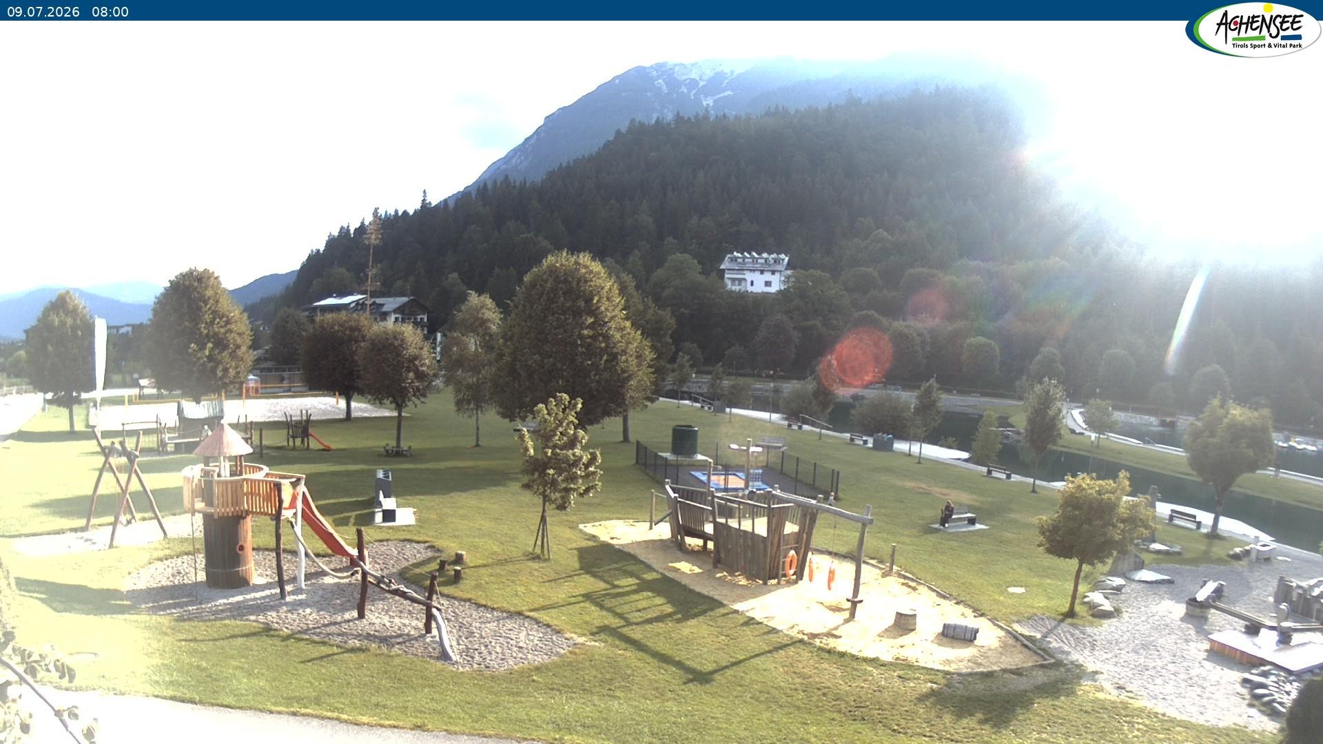 Archiv Foto Webcam Achensee - Badestrand in Achenkirch