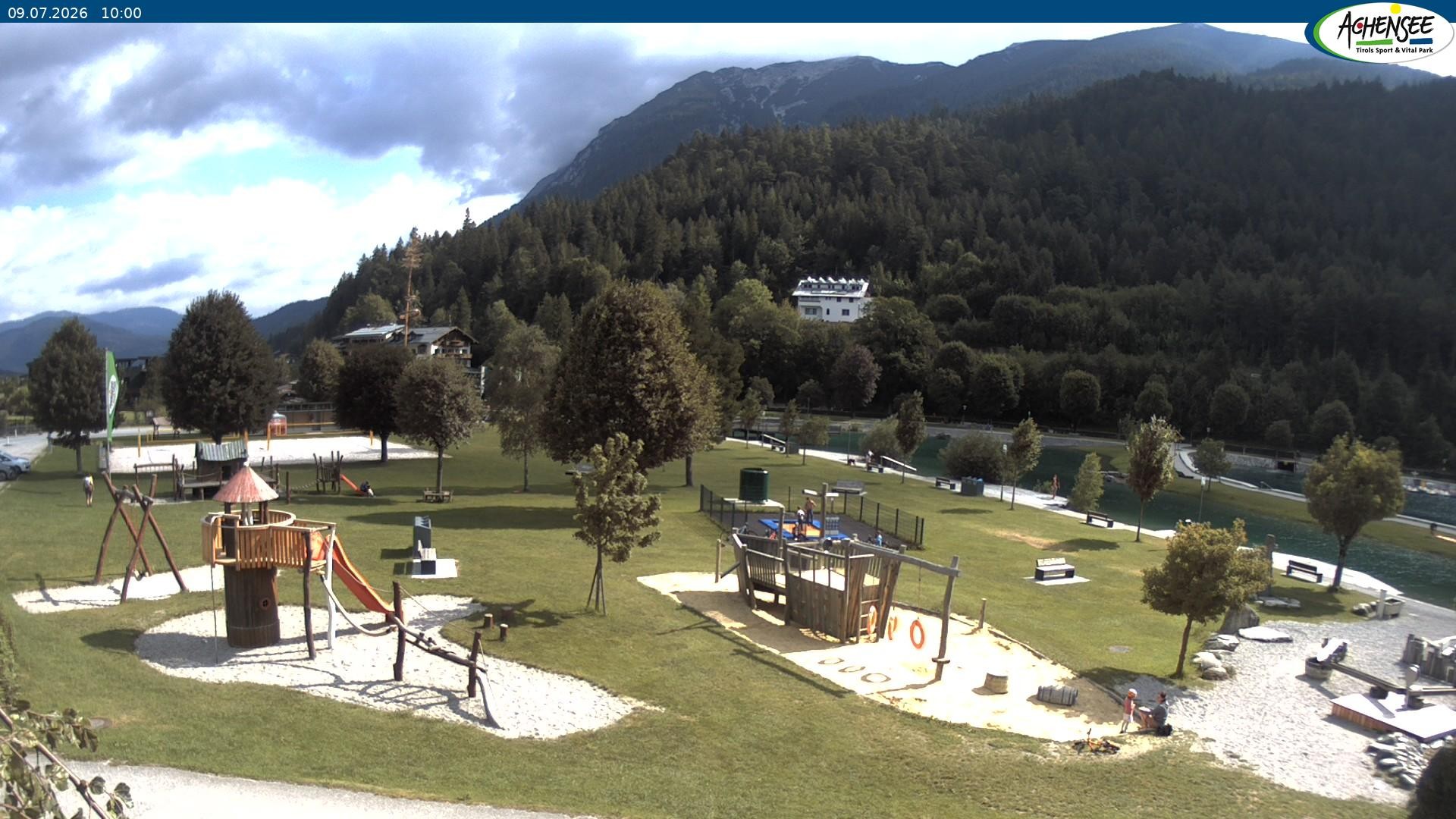 Archiv Foto Webcam Achensee - Badestrand in Achenkirch