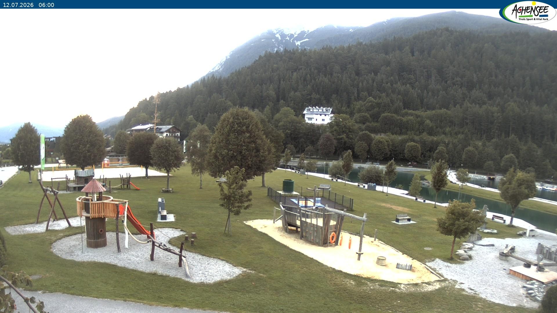 Archiv Foto Webcam Achensee - Badestrand in Achenkirch