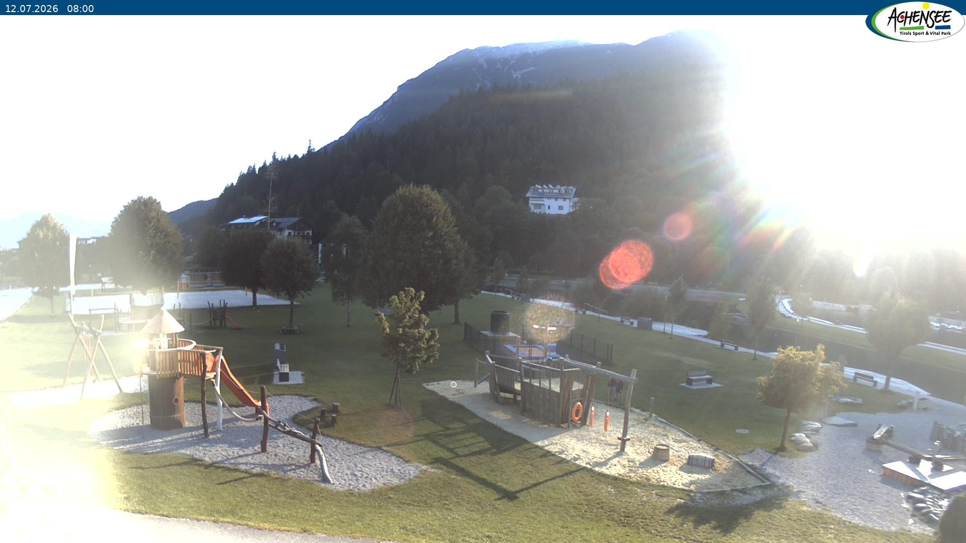 Archiv Foto Webcam Achensee - Badestrand in Achenkirch