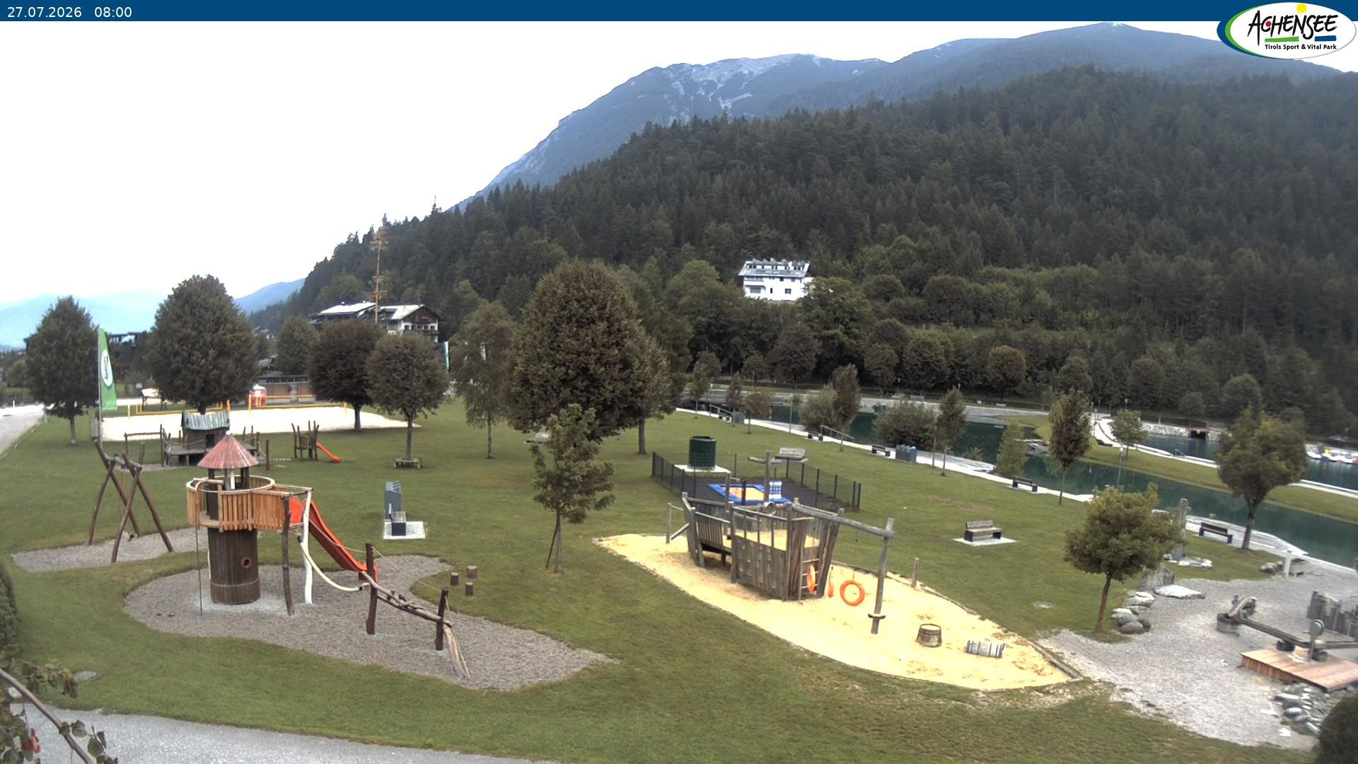 Archiv Foto Webcam Achensee - Badestrand in Achenkirch