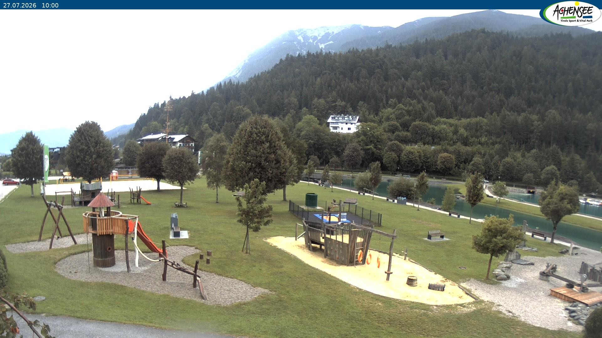 Archiv Foto Webcam Achensee - Badestrand in Achenkirch