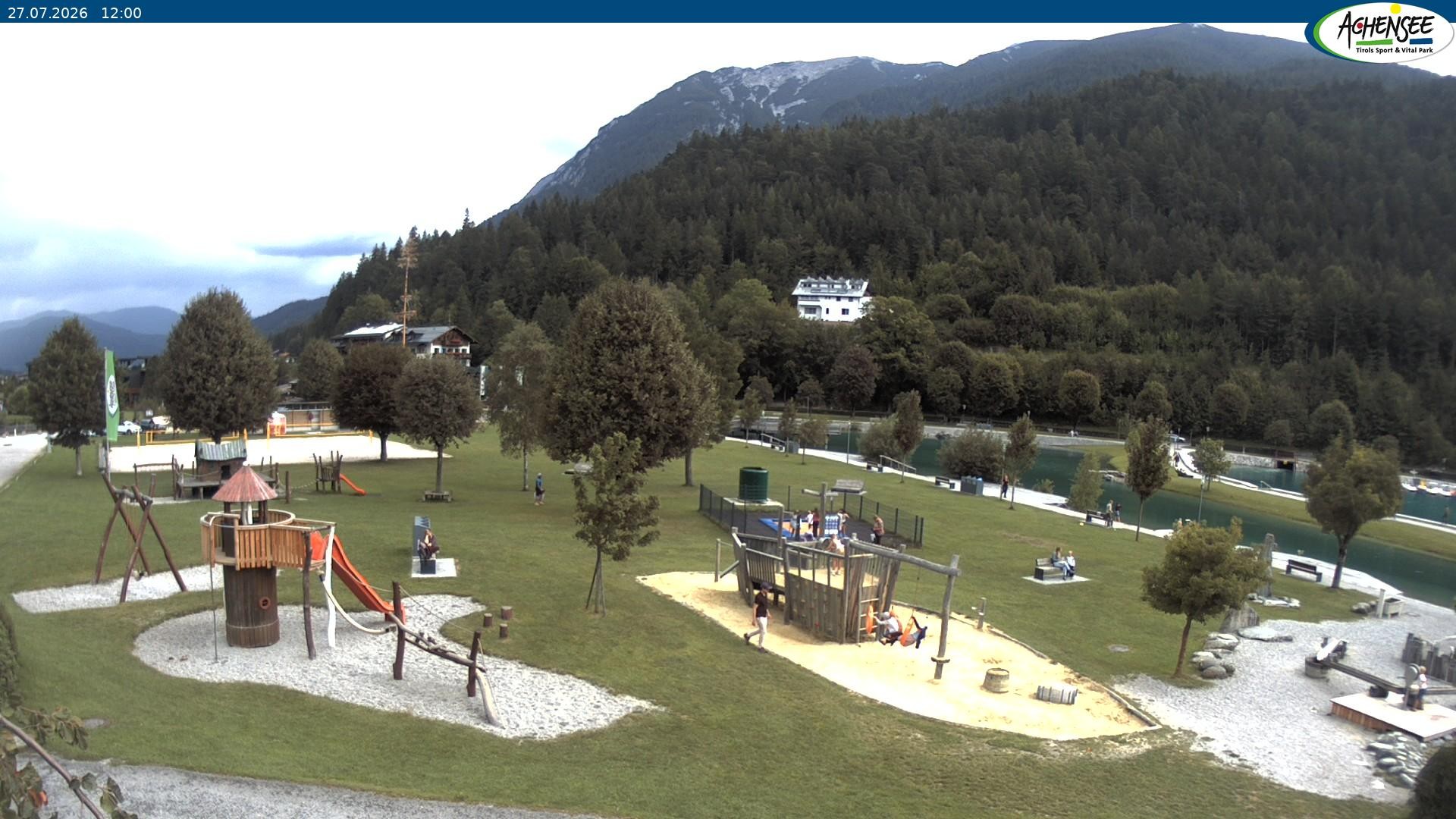Archiv Foto Webcam Achensee - Badestrand in Achenkirch