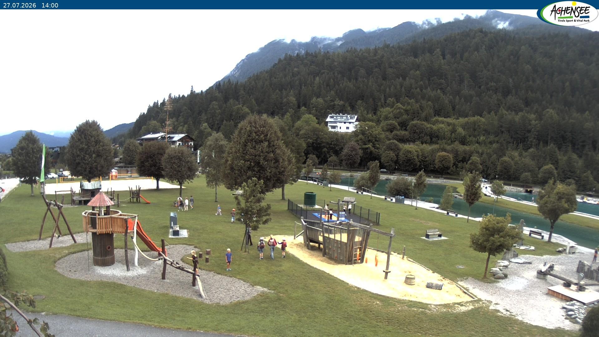 Archiv Foto Webcam Achensee - Badestrand in Achenkirch